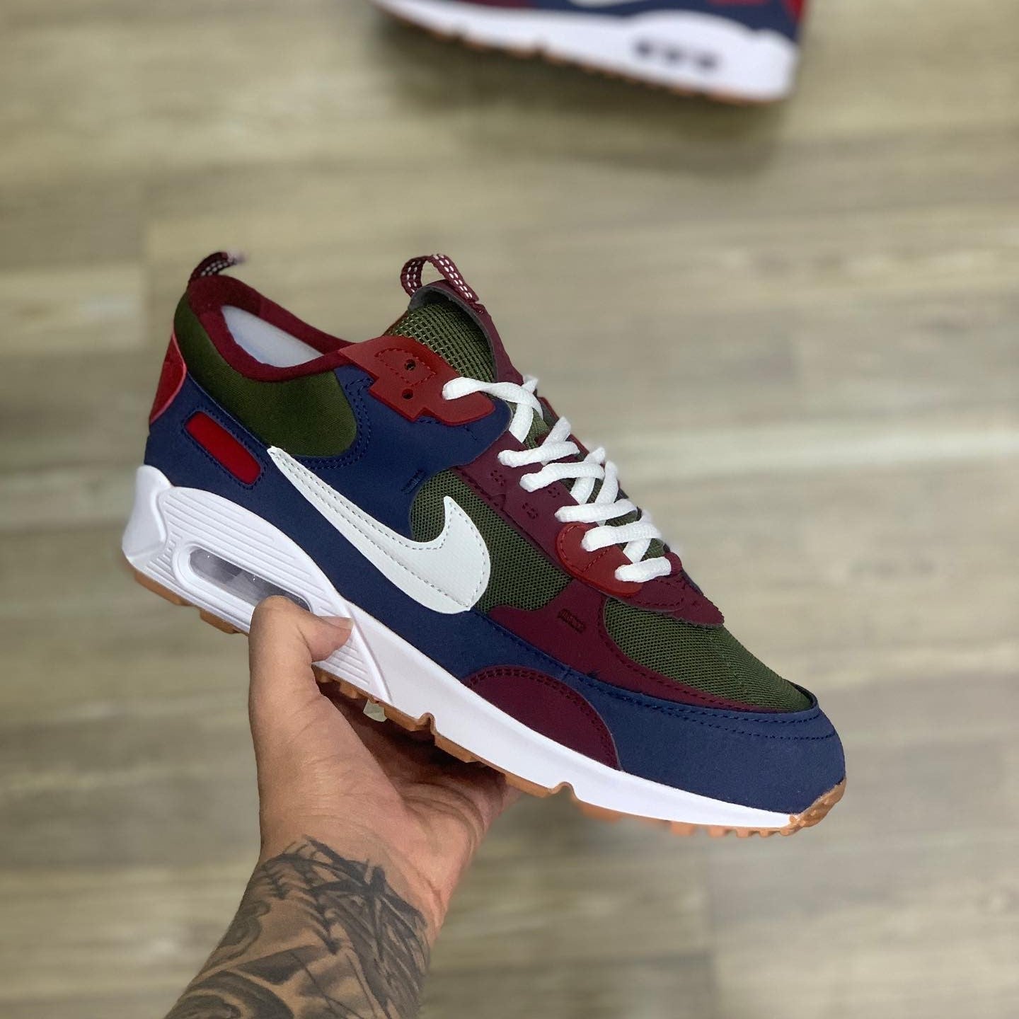 Air Max 90 Futura Medium Olive Navy Femme