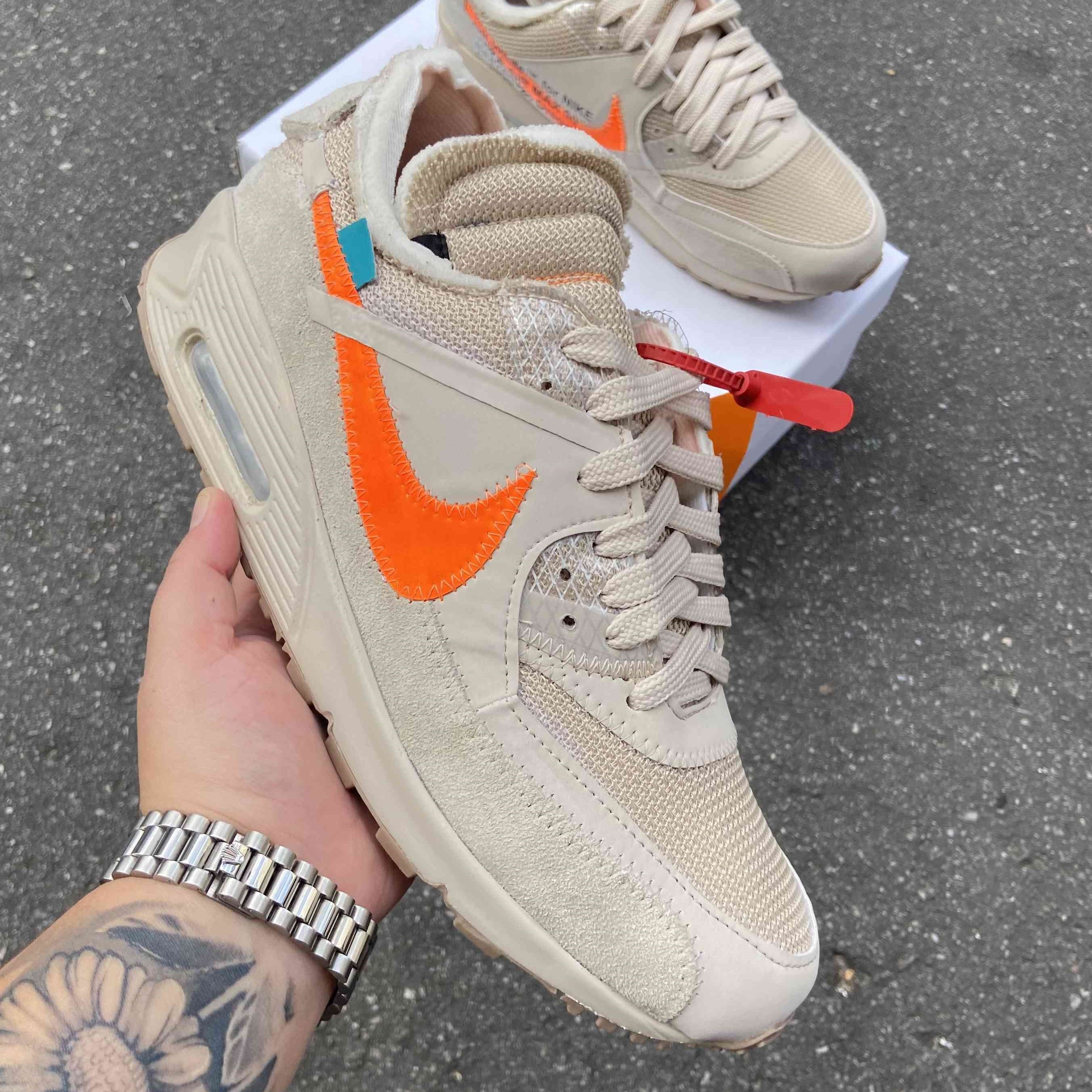 Air Max 90 Desert Ore X Off White