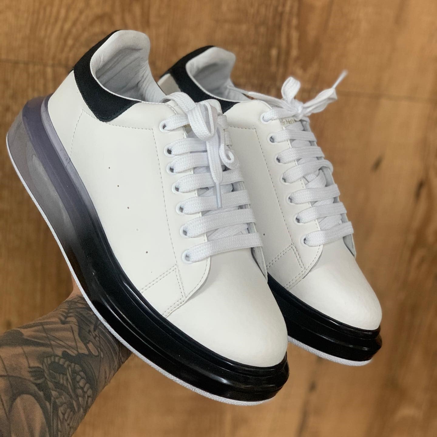 McQueen Oversized Black Sole Black