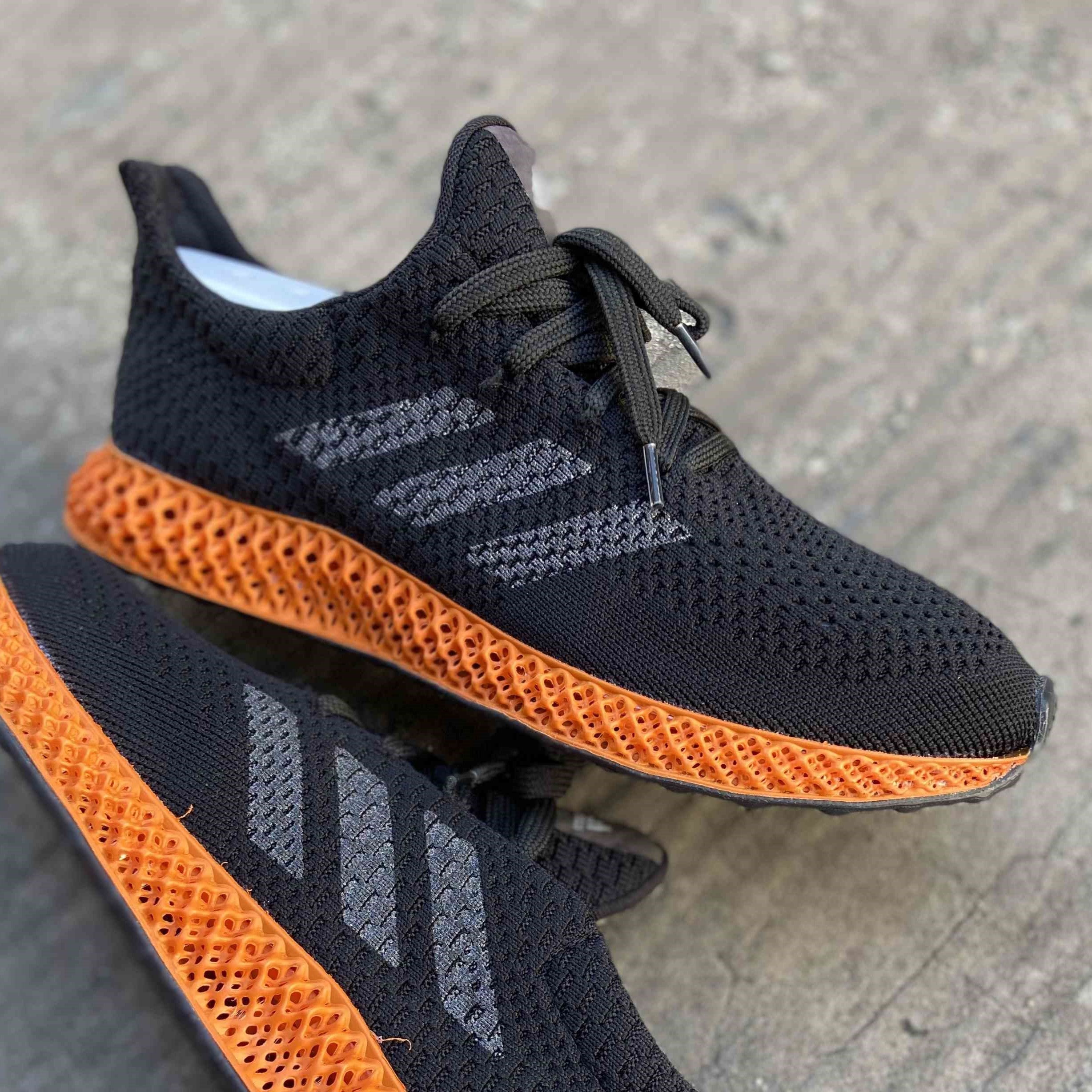 Futurecraft 4D Black Orange