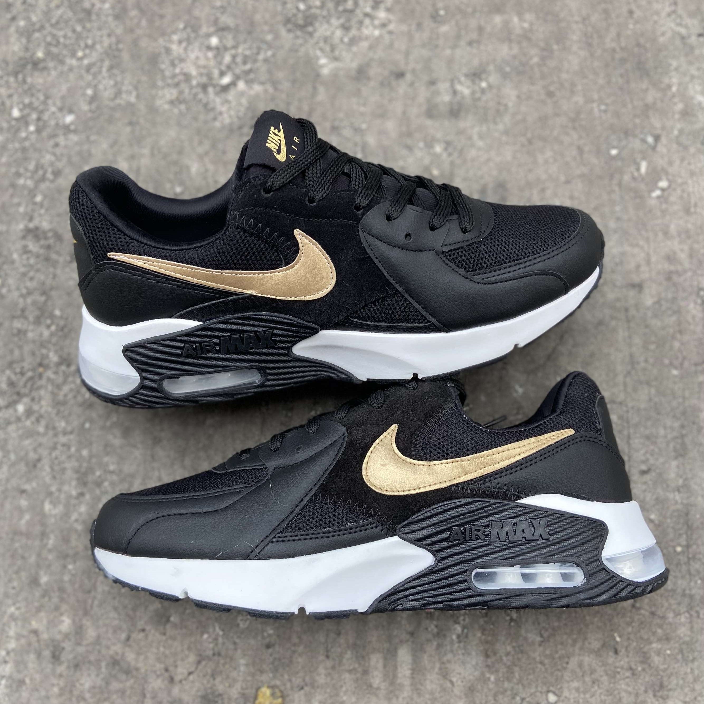 Air Max Excee Black Metallic Gold