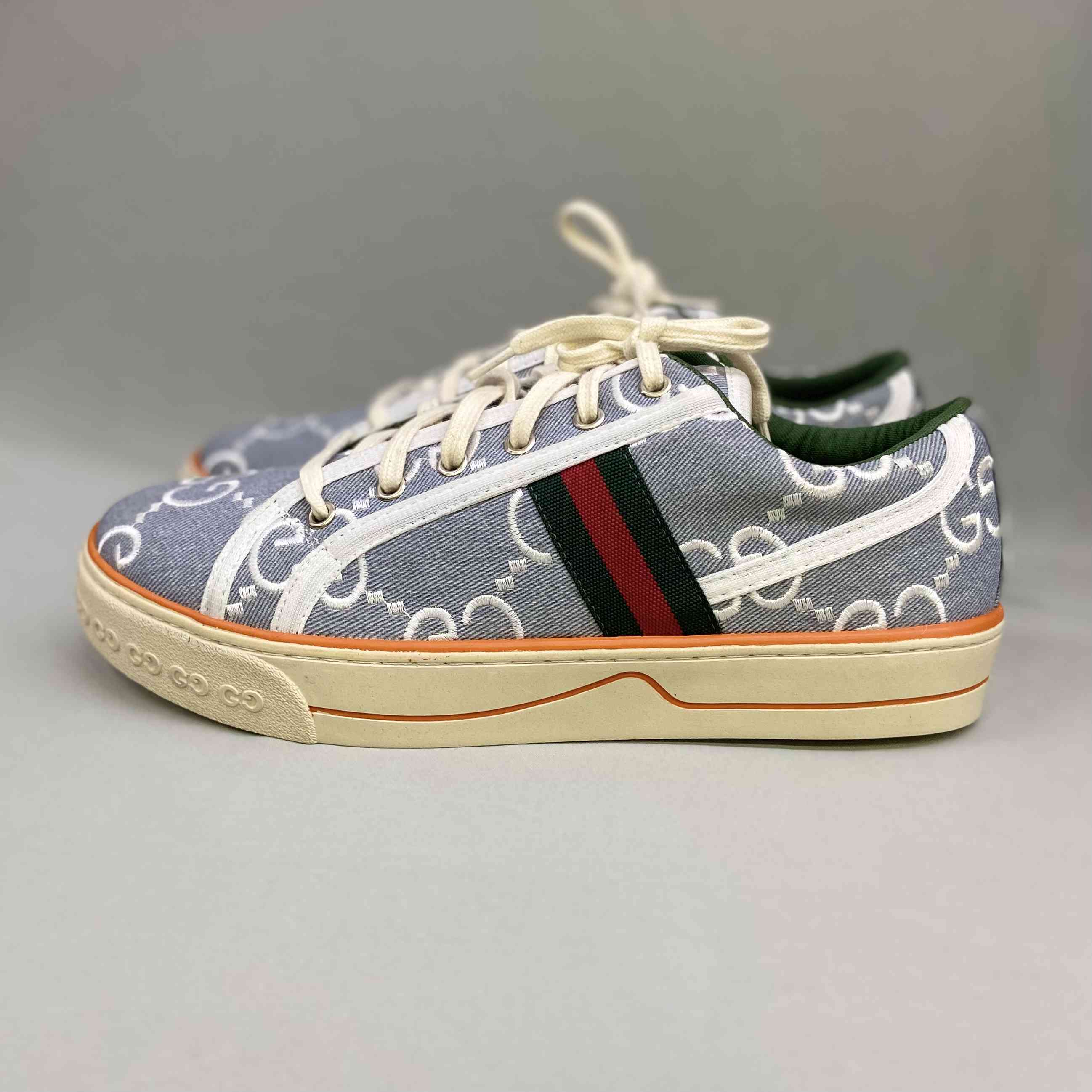 Gucci Tennis 1977 Low-Top Sneakers In Blue