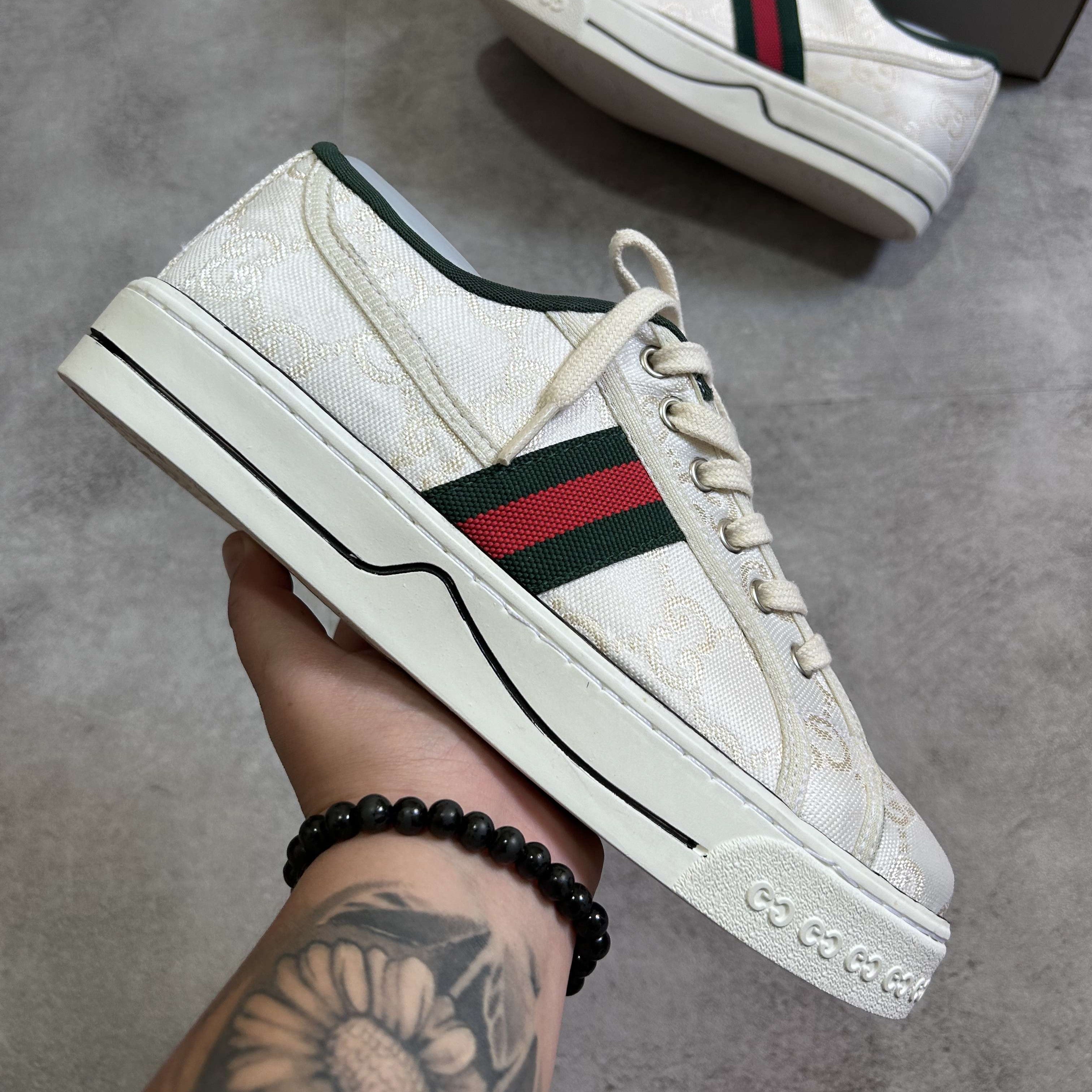 Gucci Tennis 1977 White Mini GG