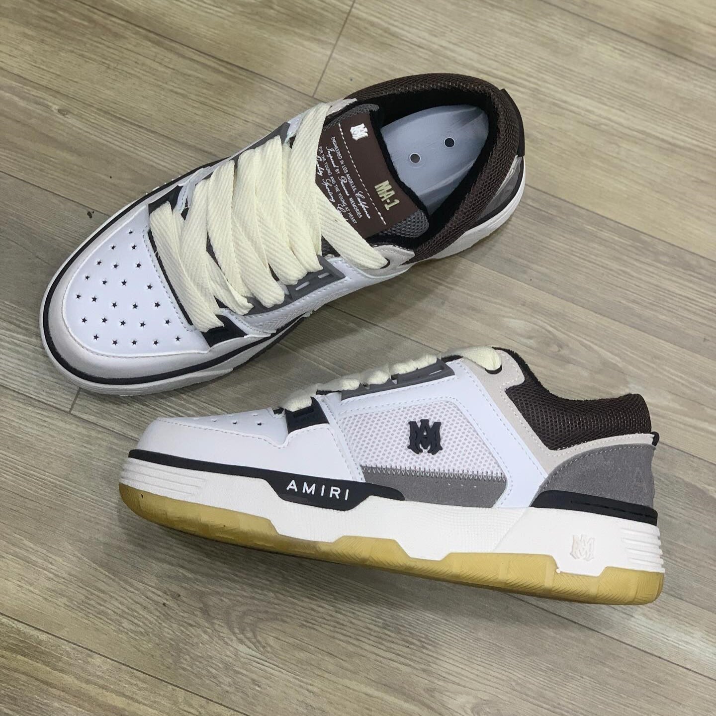 AMIRI MA-1 Grey Black Beige