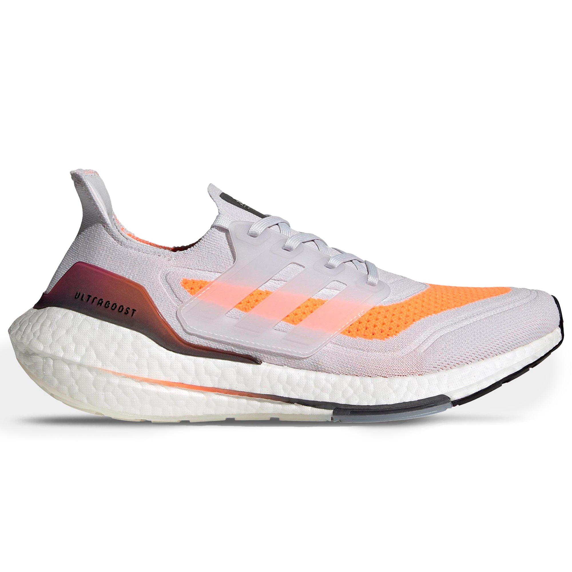UltraBoost 21 Grey Screaming Orange