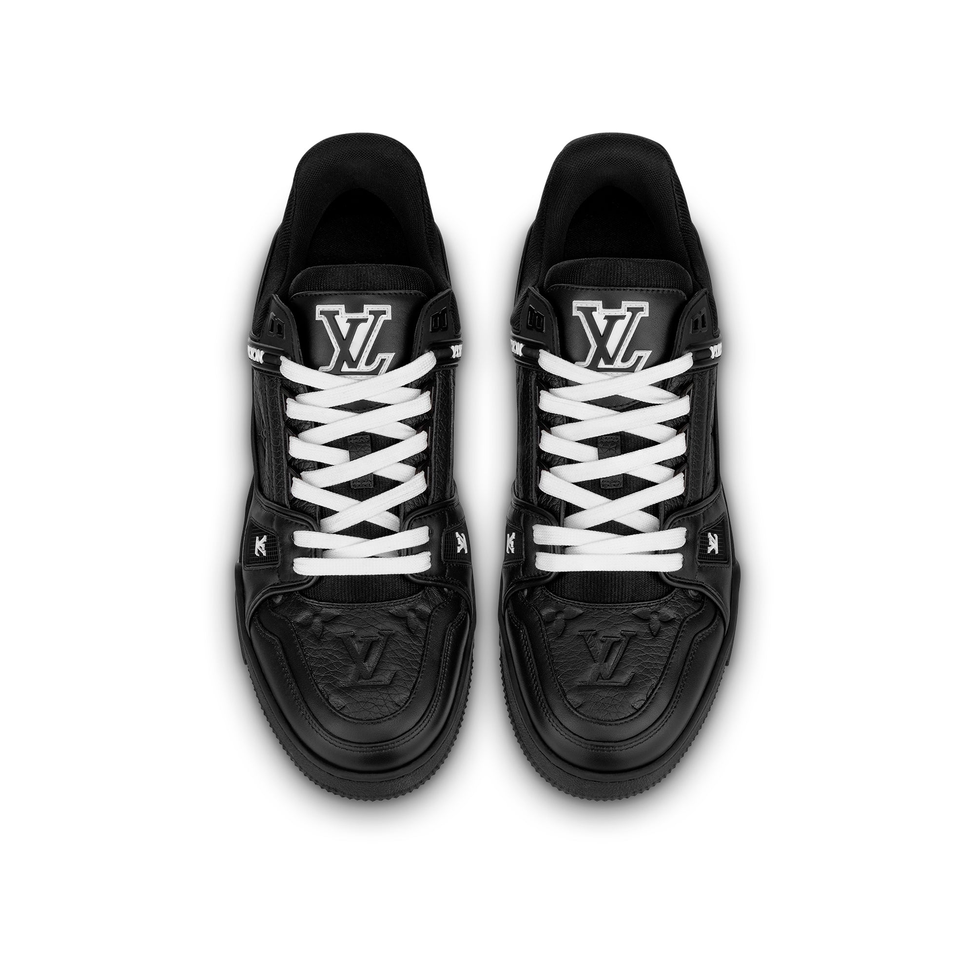 LV Trainer Black Embossed Monogram