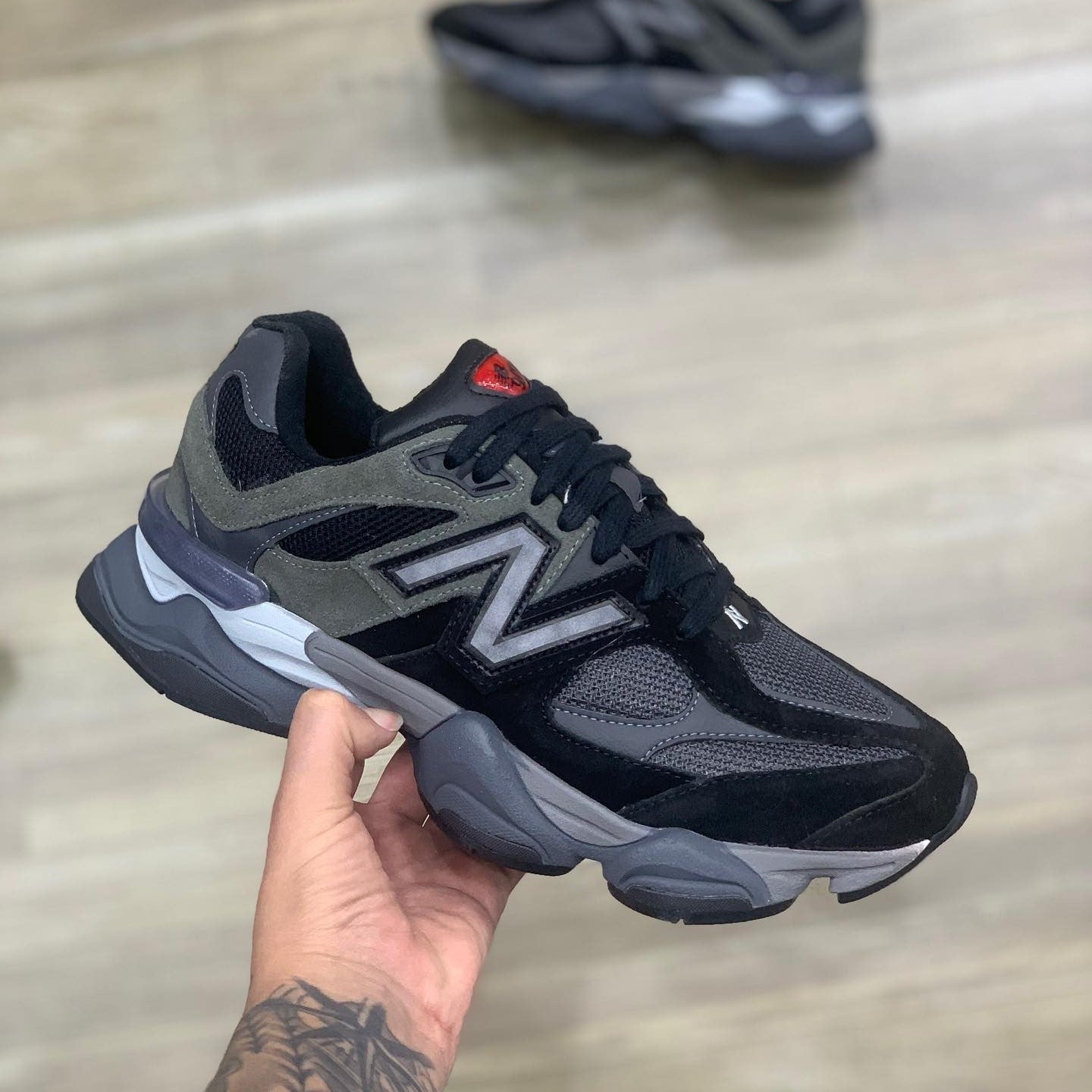 New Balance 9060 Black Castlerock Grey