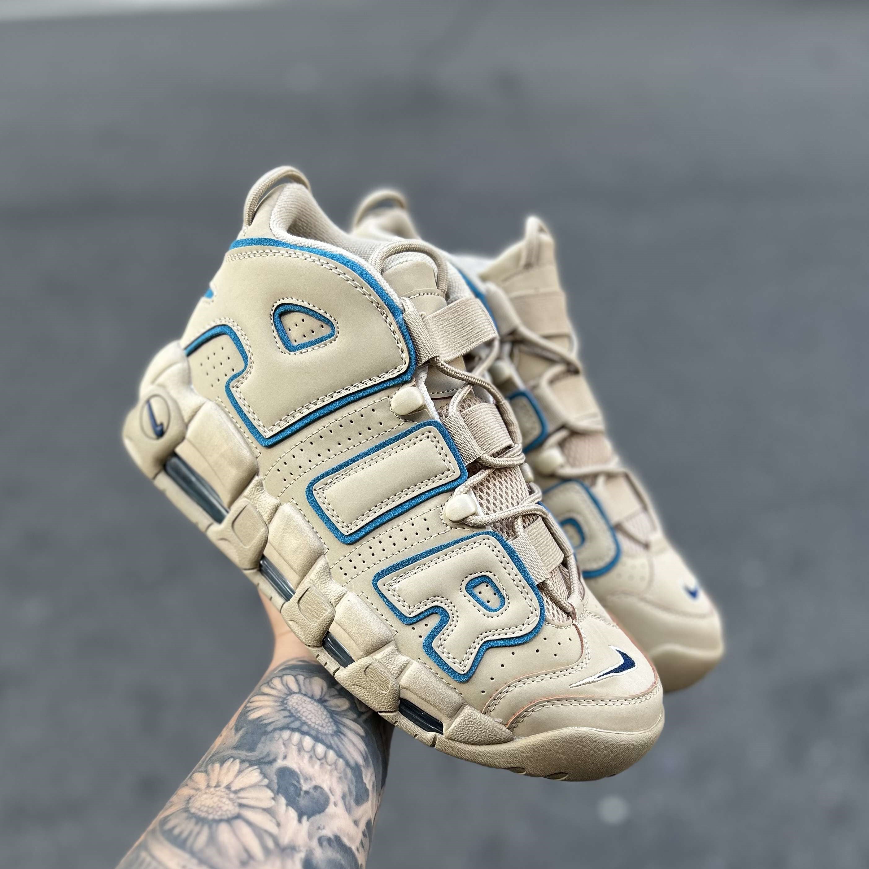 Air More Uptempo Limestone