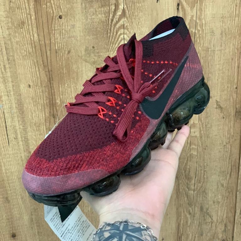 VaporMax Dark Team Red
