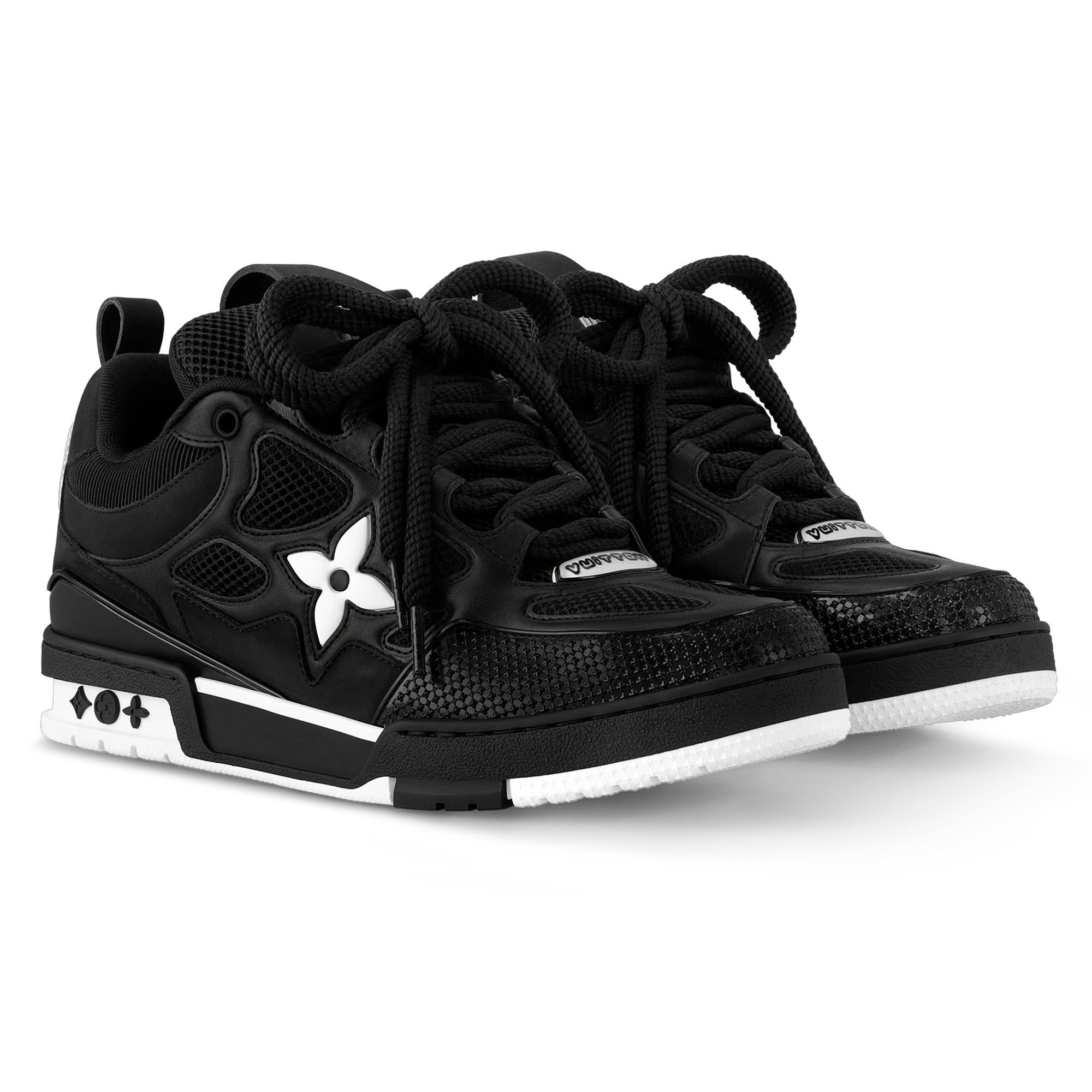 LV Skate Sneaker Black White