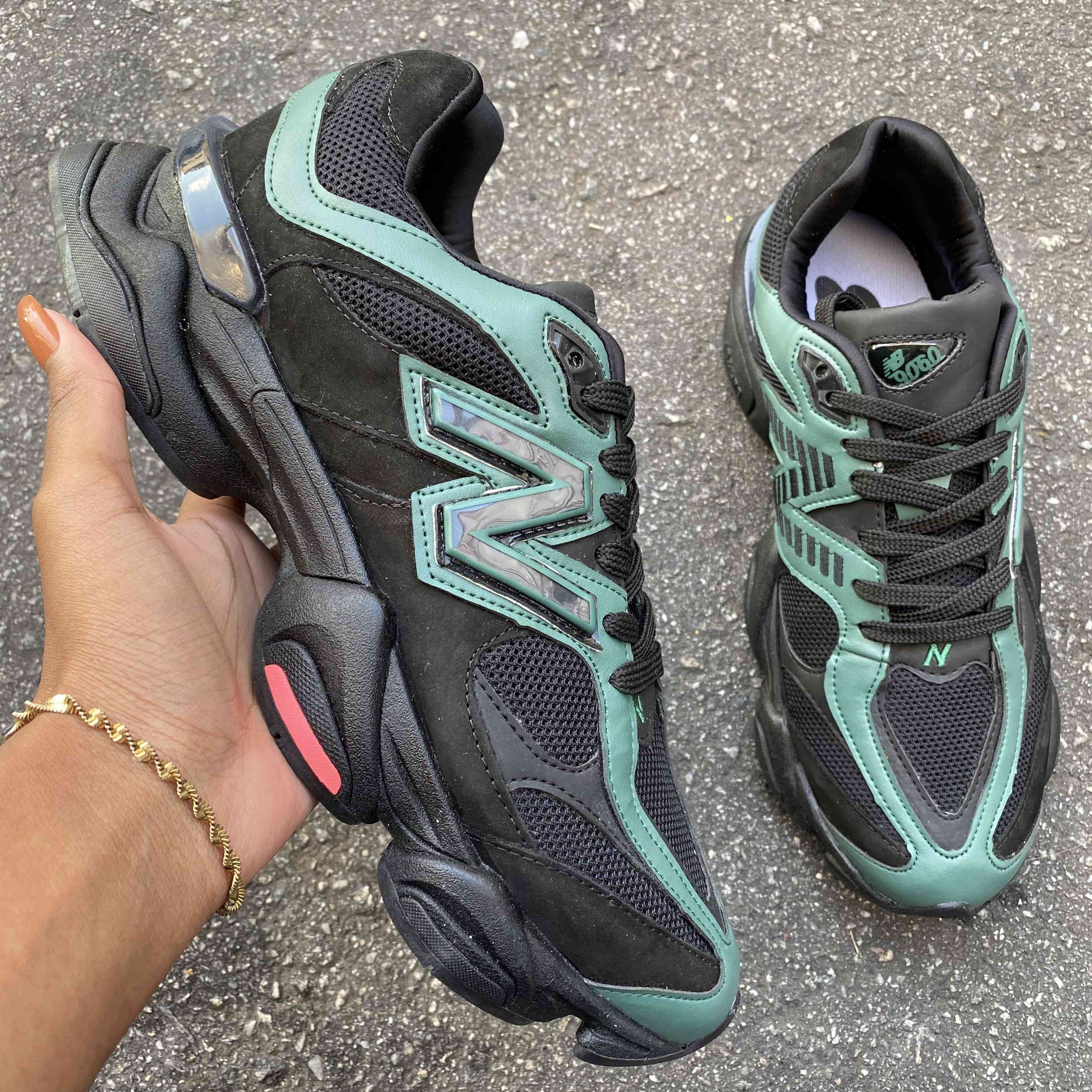 New Balance 9060 Mowalola Burglarwear Black Teal Pink