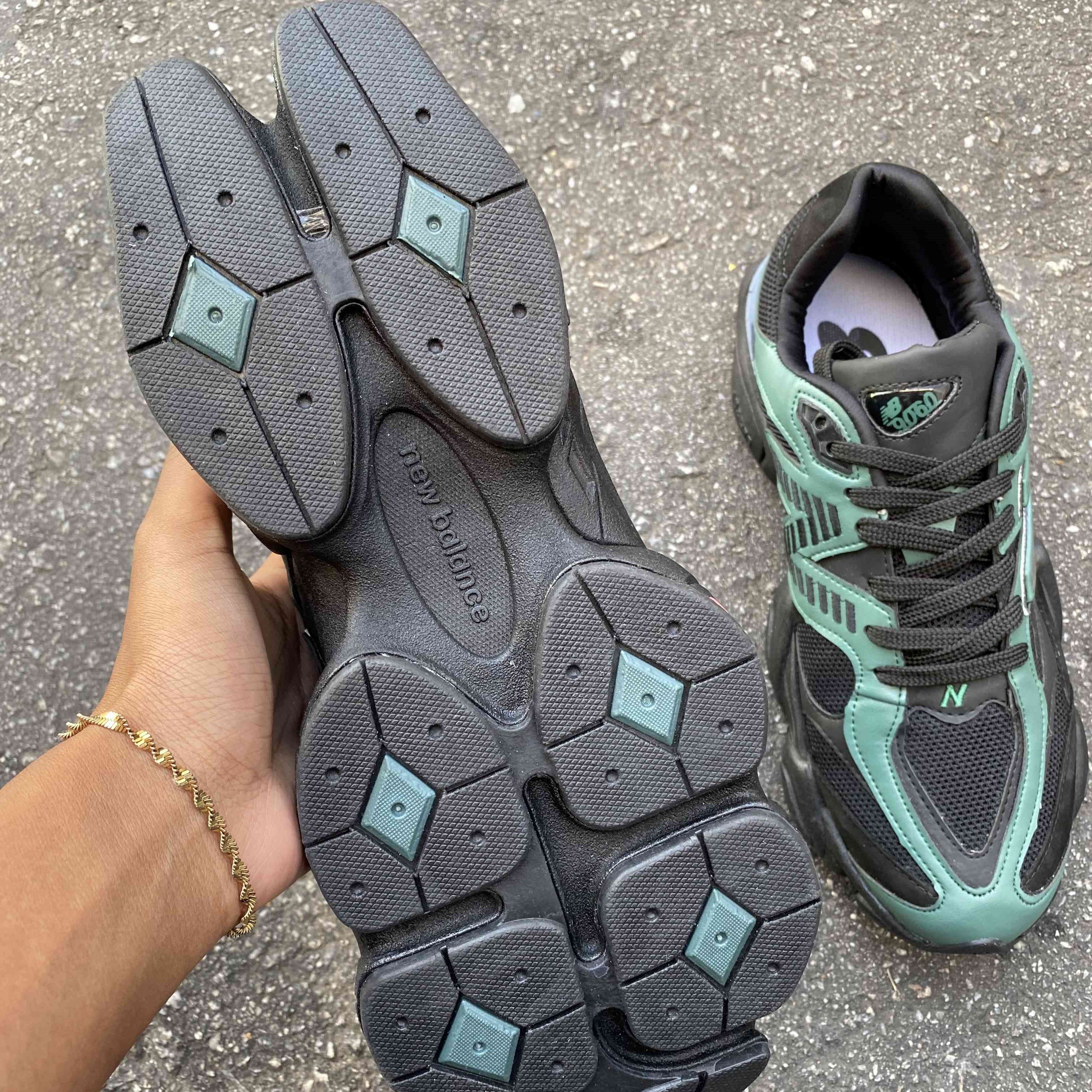 New Balance 9060 Mowalola Burglarwear Black Teal Pink