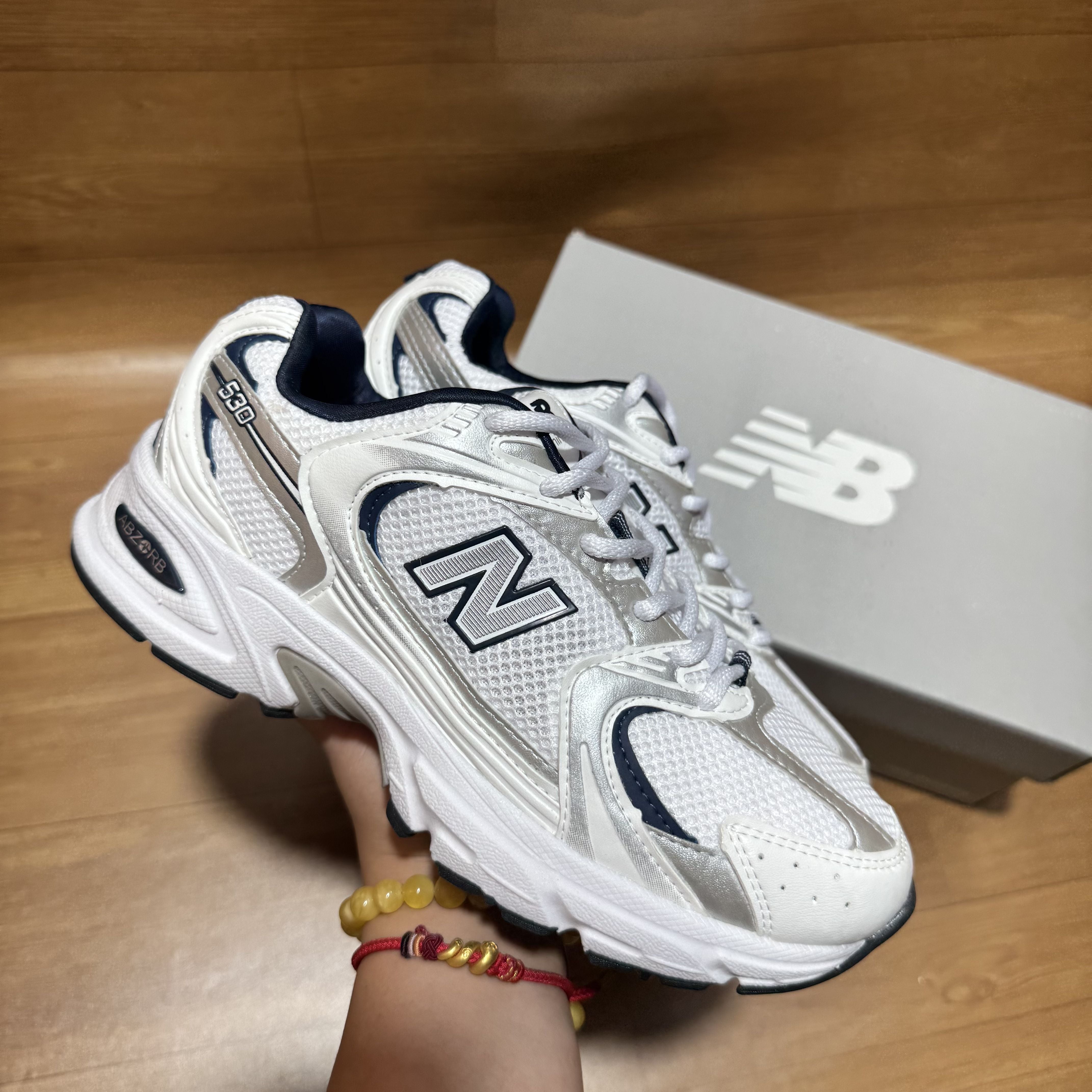 New Balance 530 White Natural Indigo