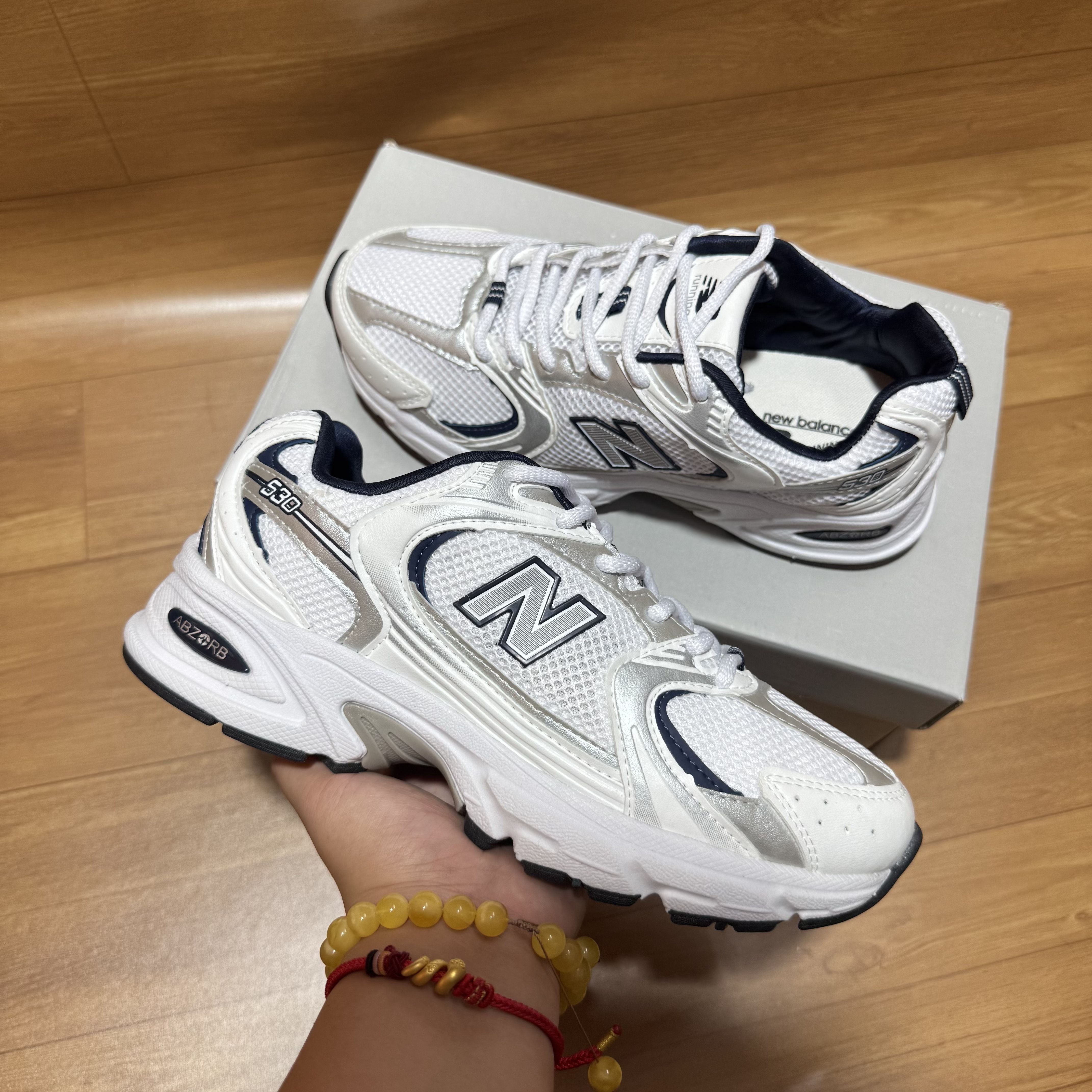 New Balance 530 White Natural Indigo