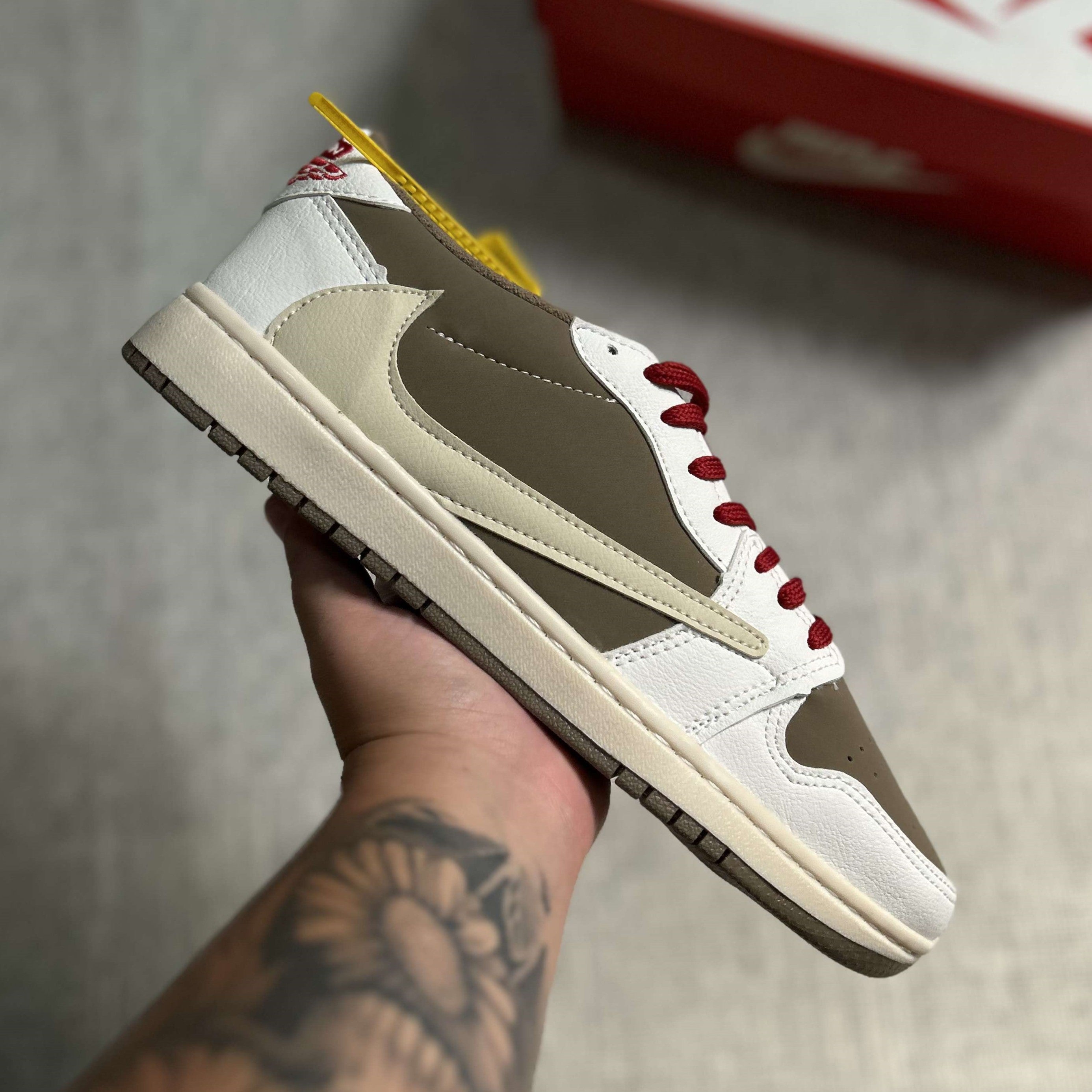 Travis Scott x Air Jordan 1 Low Reverse Mocha*