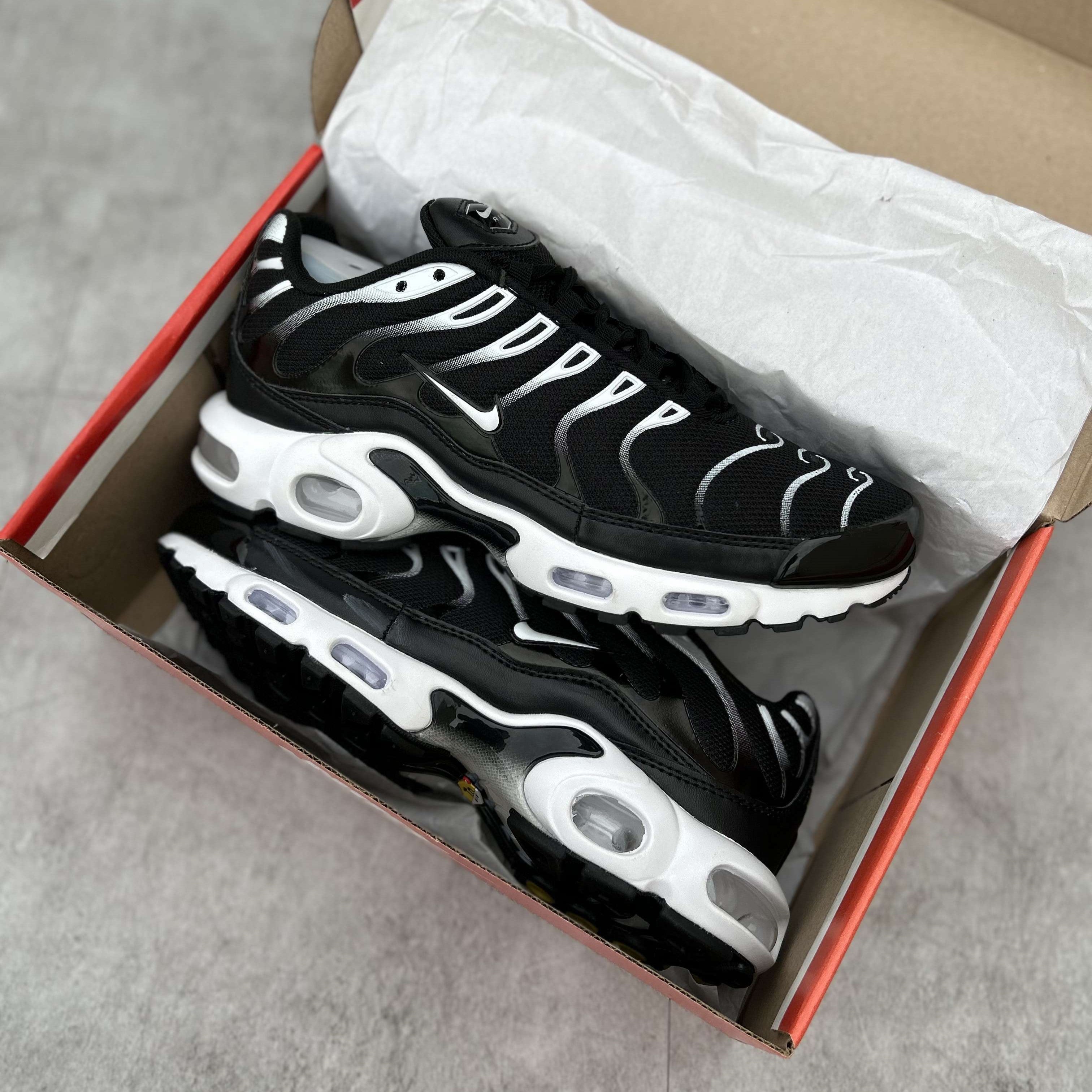 Air Max Plus TN Black White & Reflect Silver
