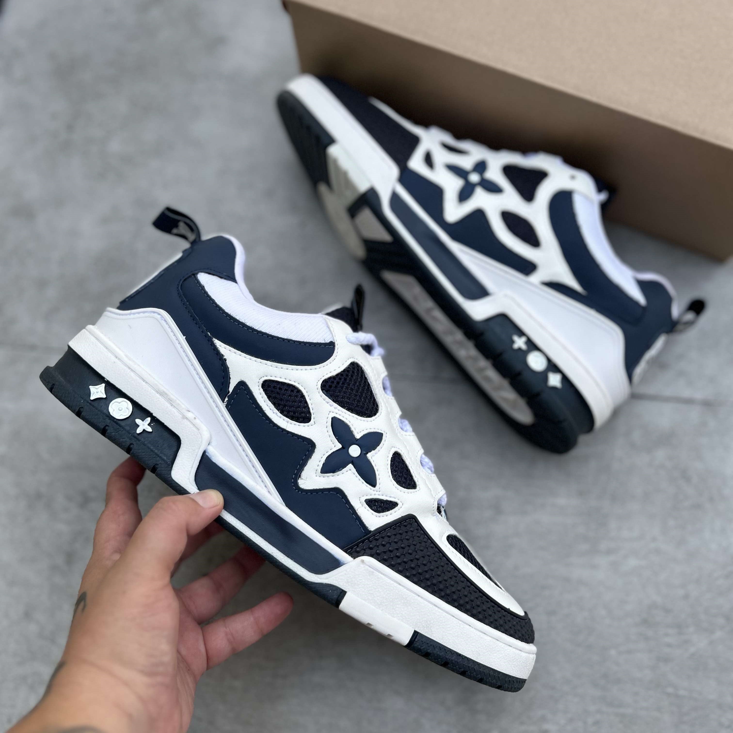 LV Skate Sneaker Marine White