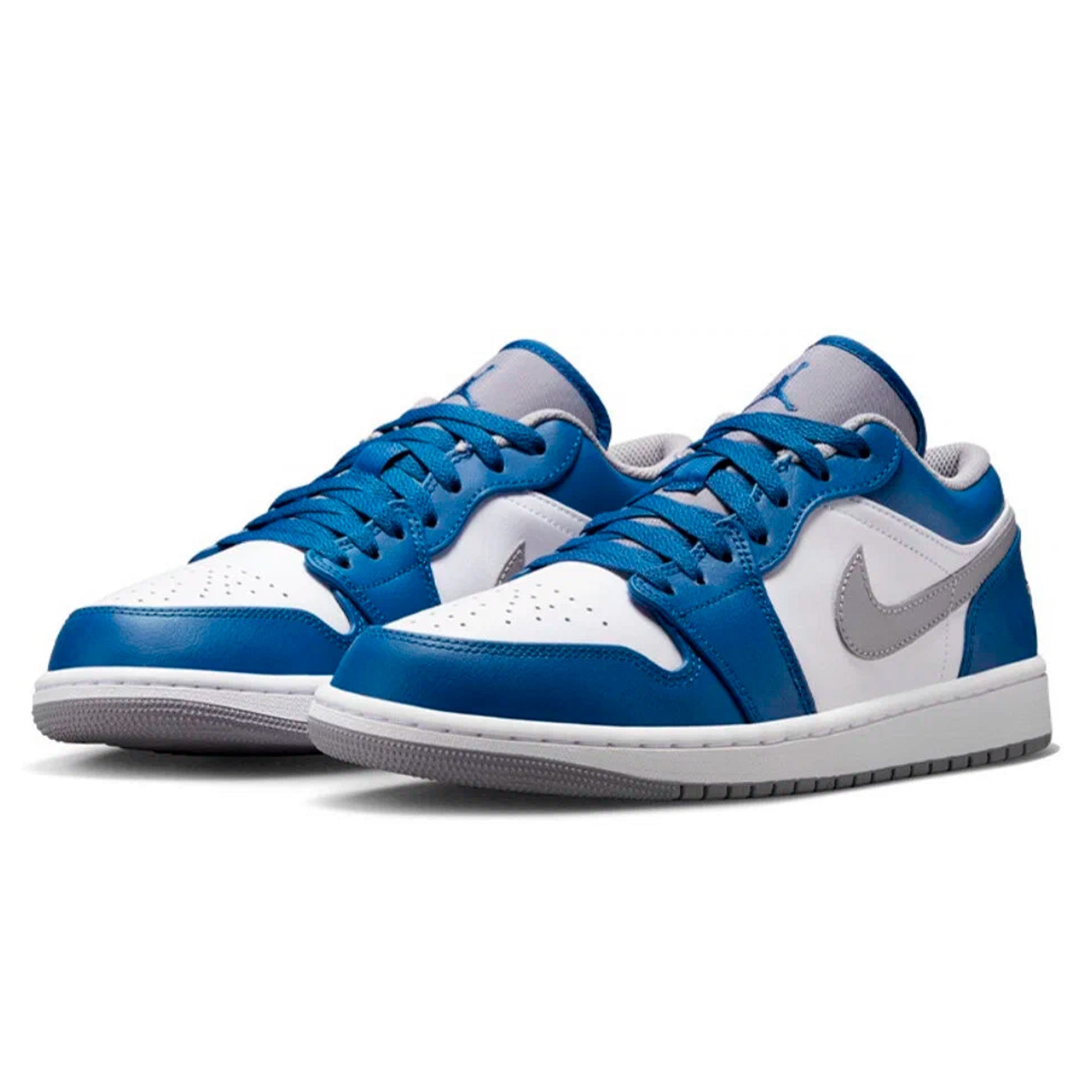 Air Jordan 1 Low True Blue Cement