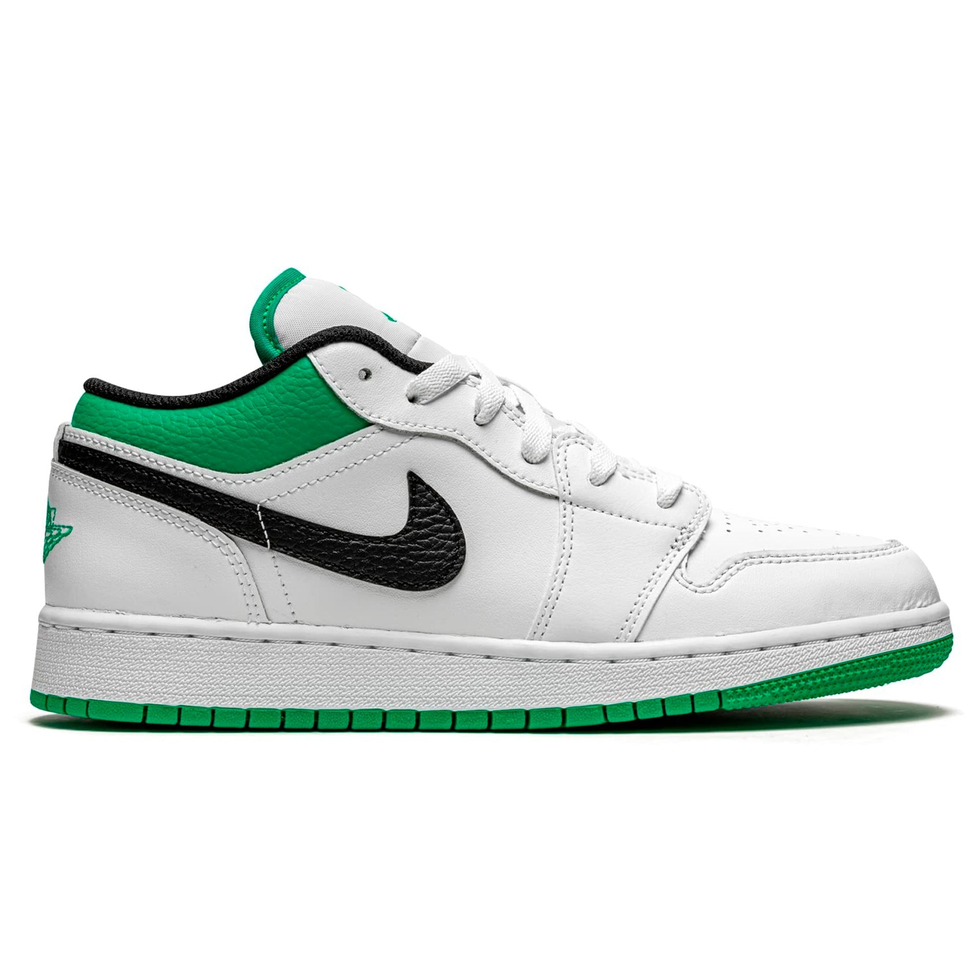 Air Jordan 1 Low White Lucky Green