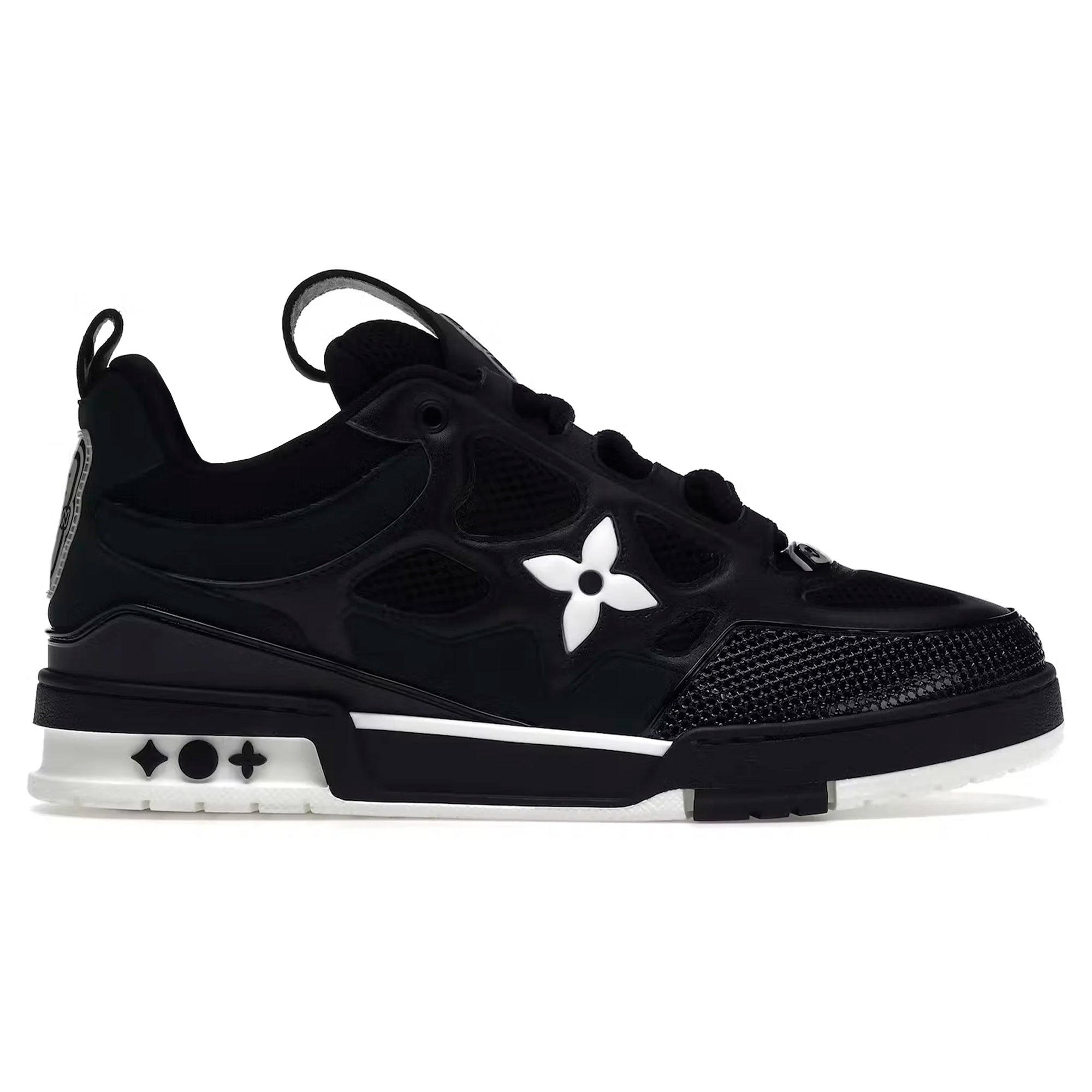 LV Skate Sneaker Black White