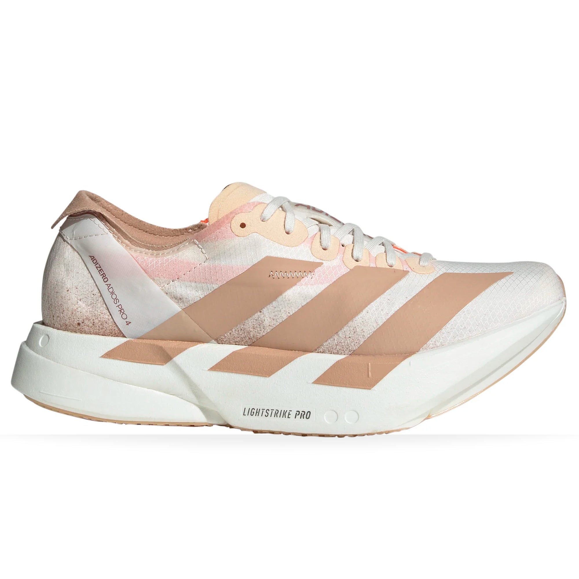 Adizero Adios Pro 4 Chalk White Warm Sandstone