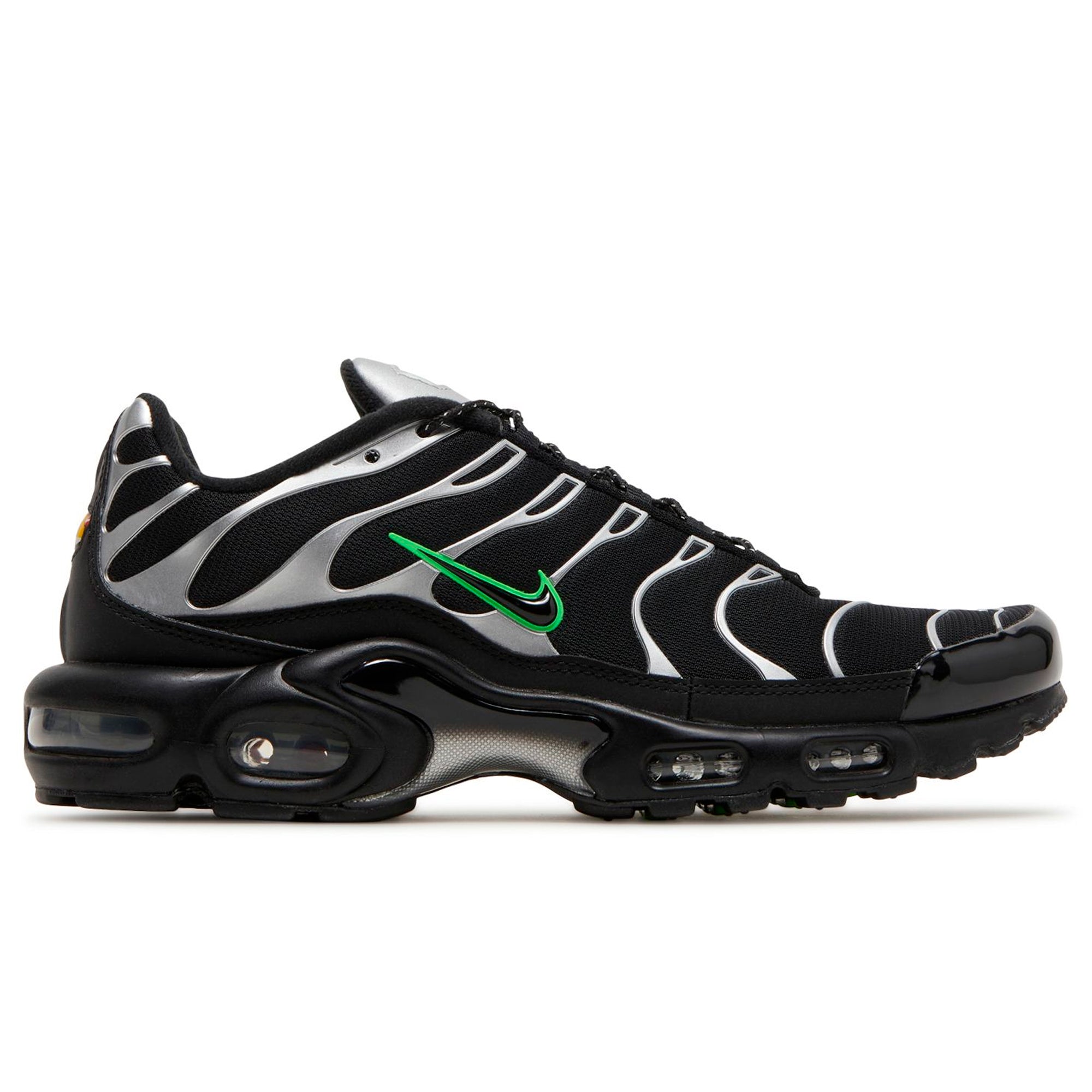 Air Max Plus Black Silver Green Strike