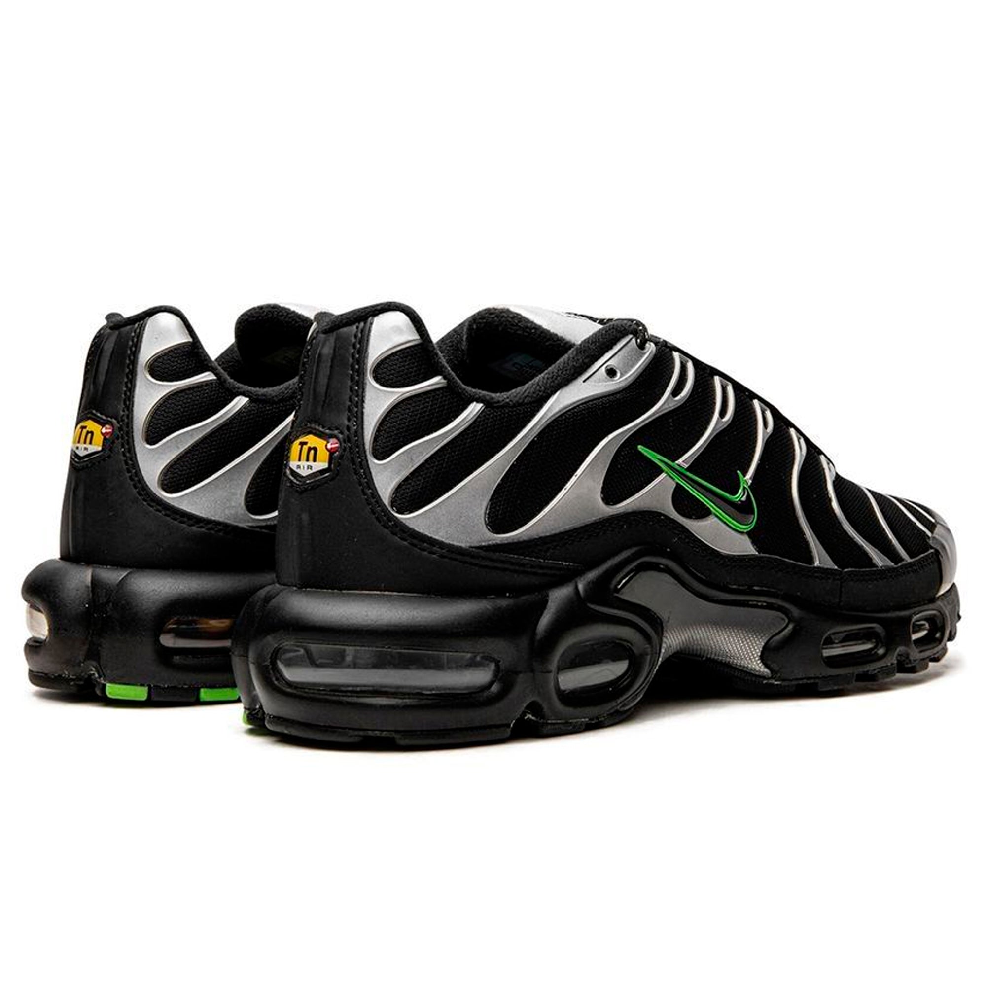 Air Max Plus Black Silver Green Strike