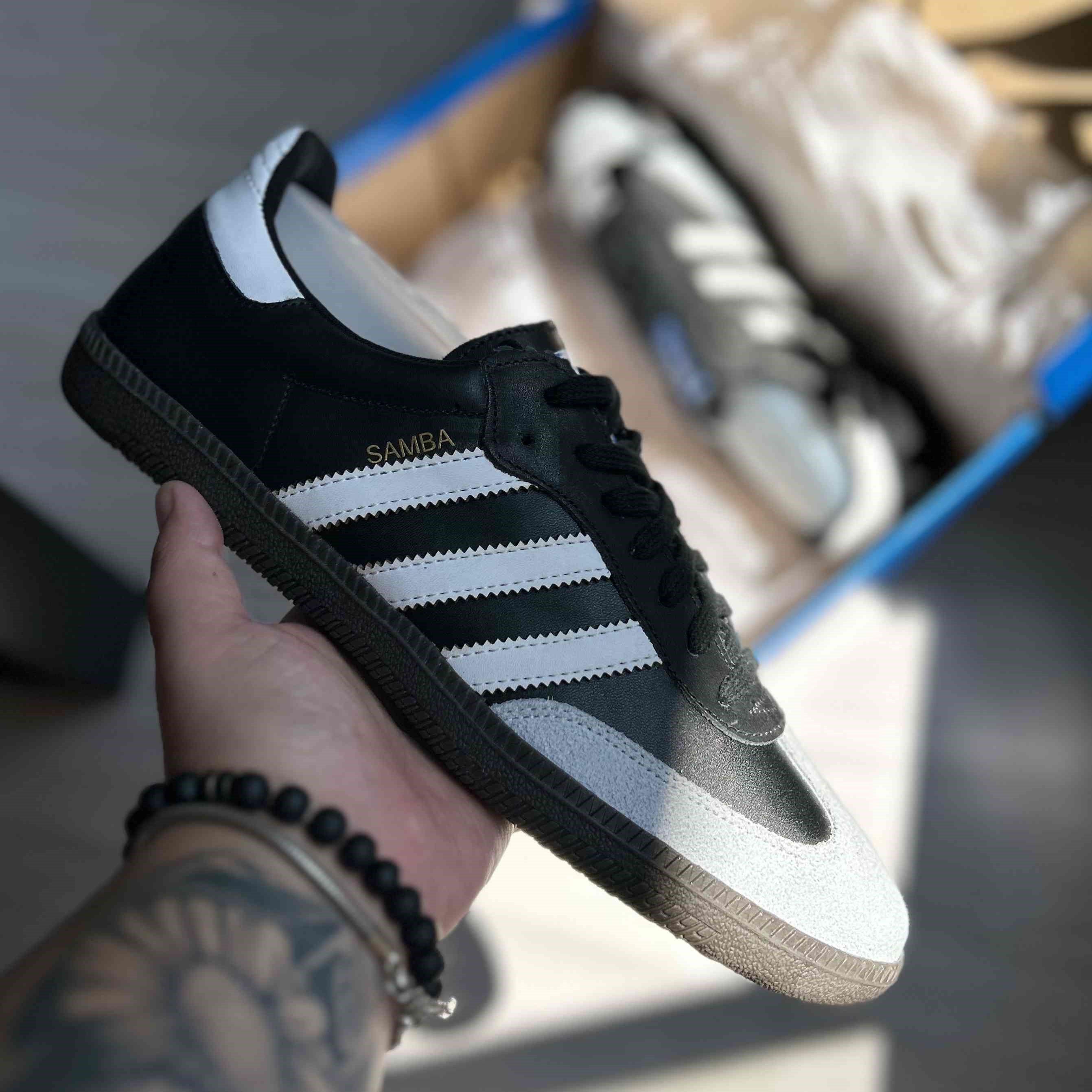Samba OG J Black White Gum