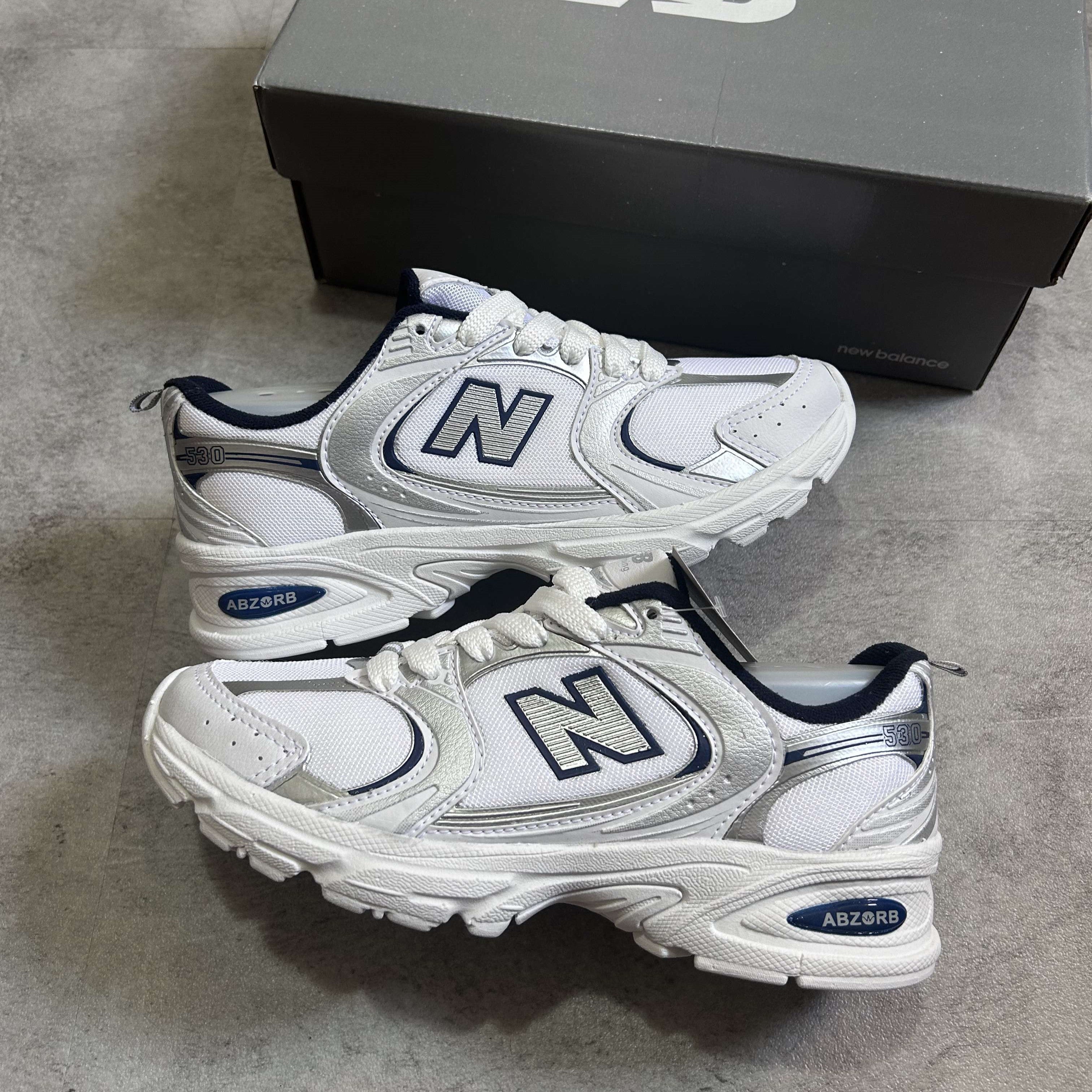 New Balance 530 White Natural Indigo