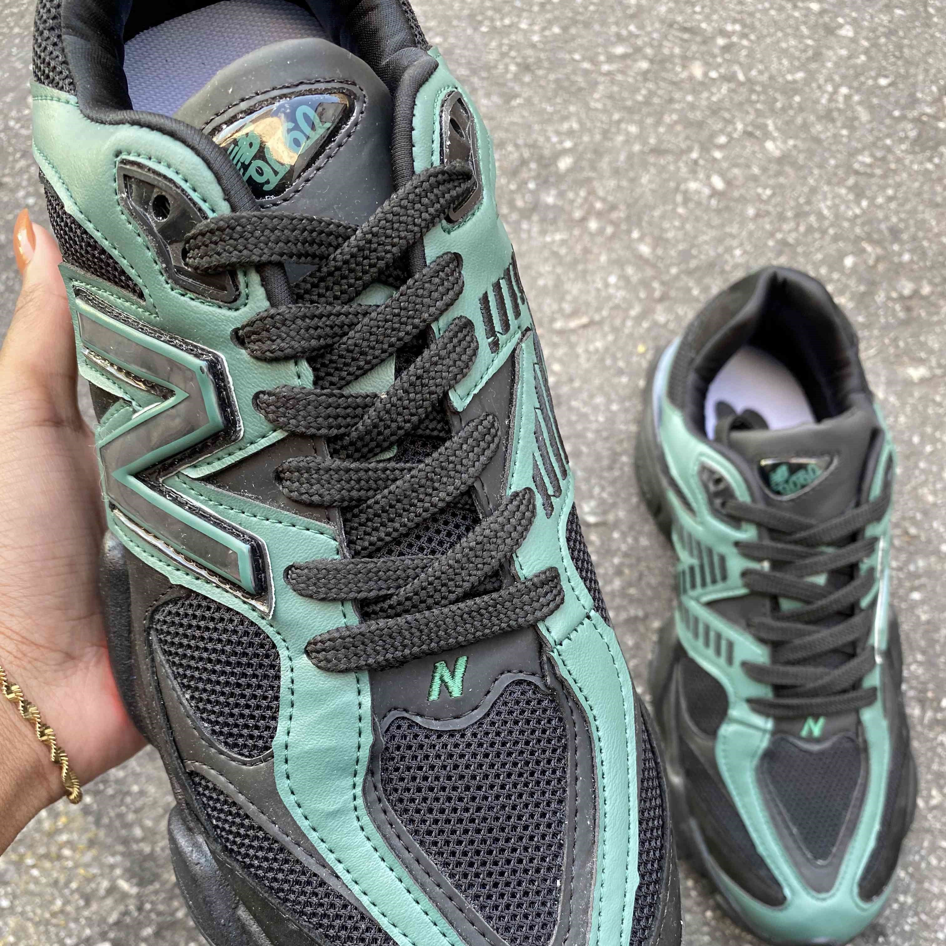 New Balance 9060 Mowalola Burglarwear Black Teal Pink