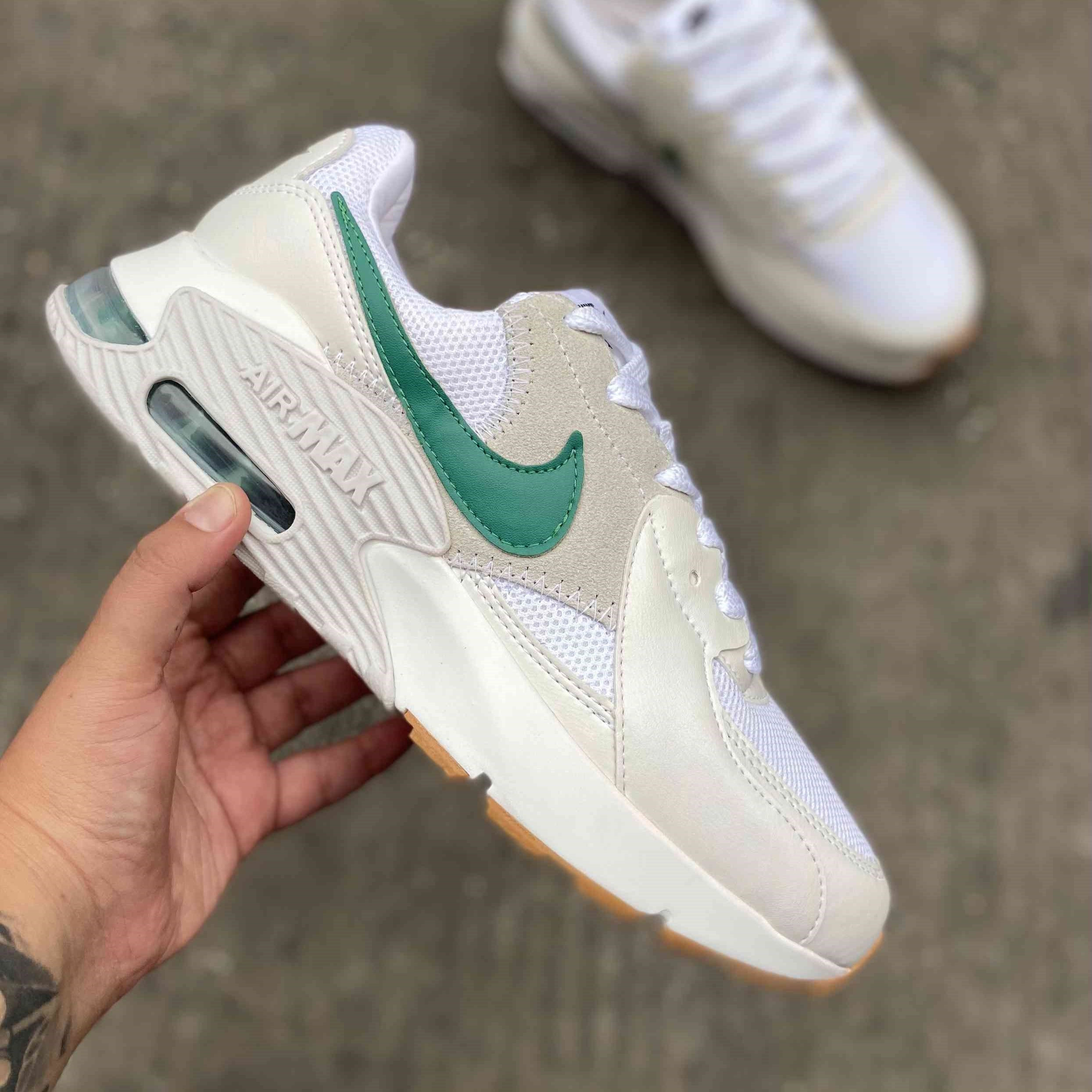 Air Max Excee First Use White Grey Green