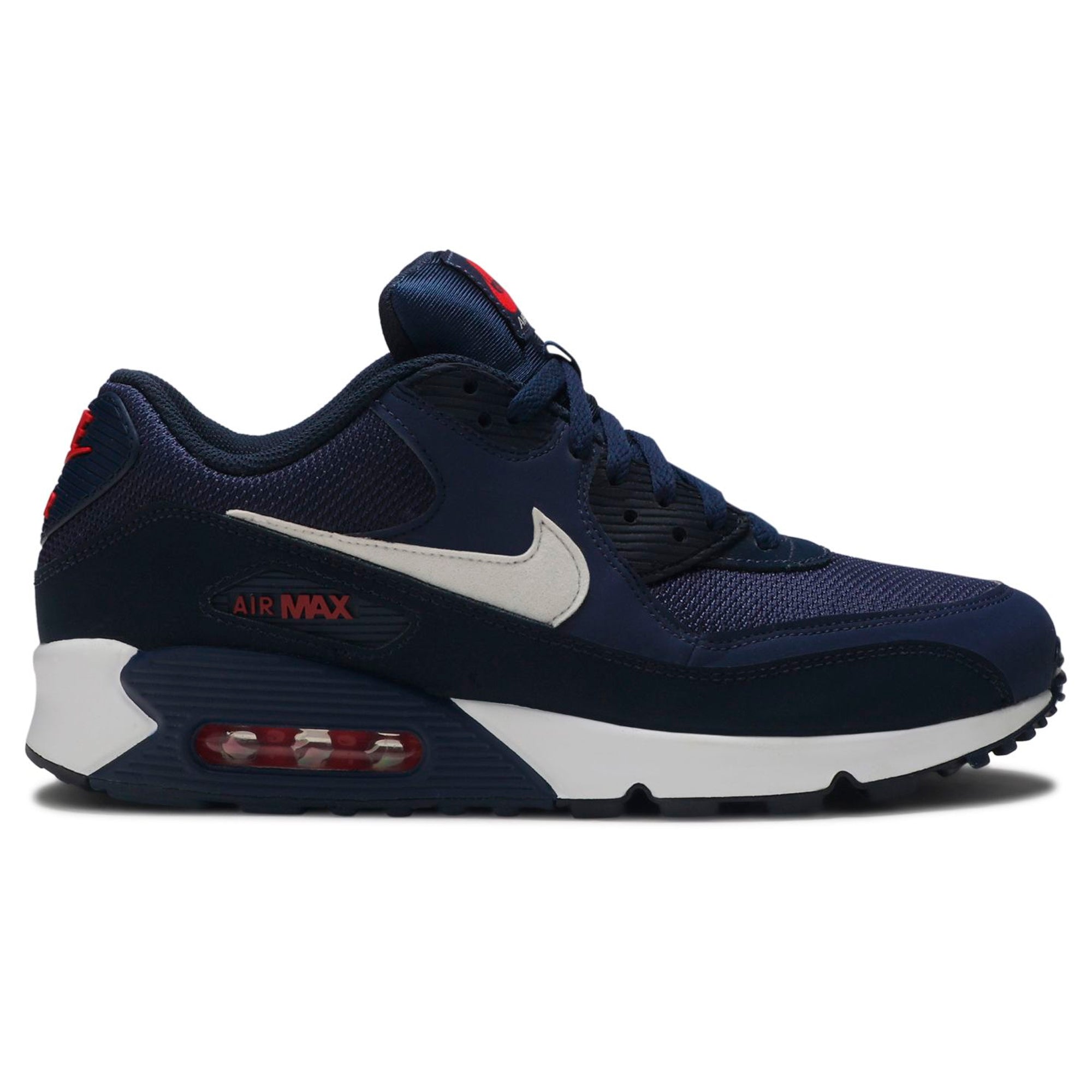 Air Max 90 Midnight Navy University Red White