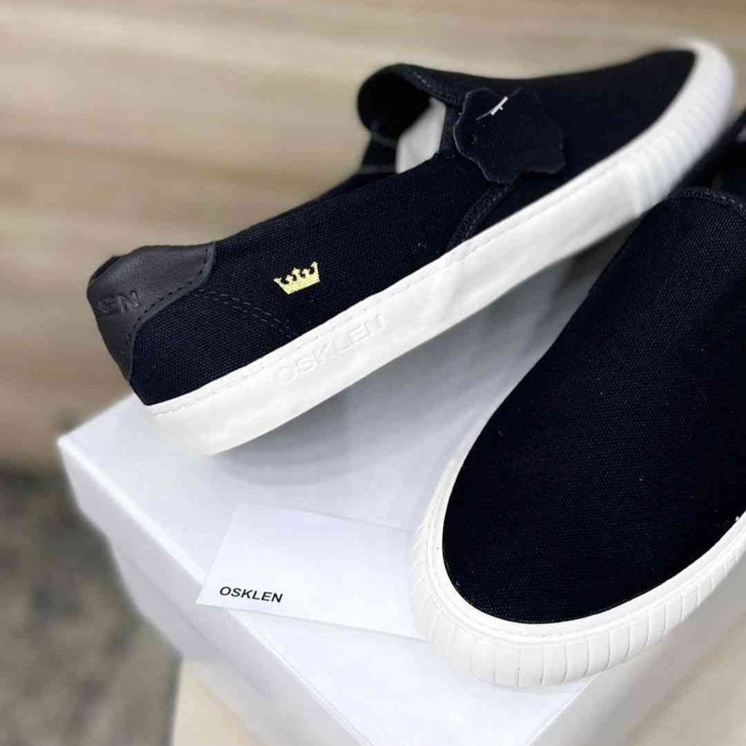 Canvas Slip On Black