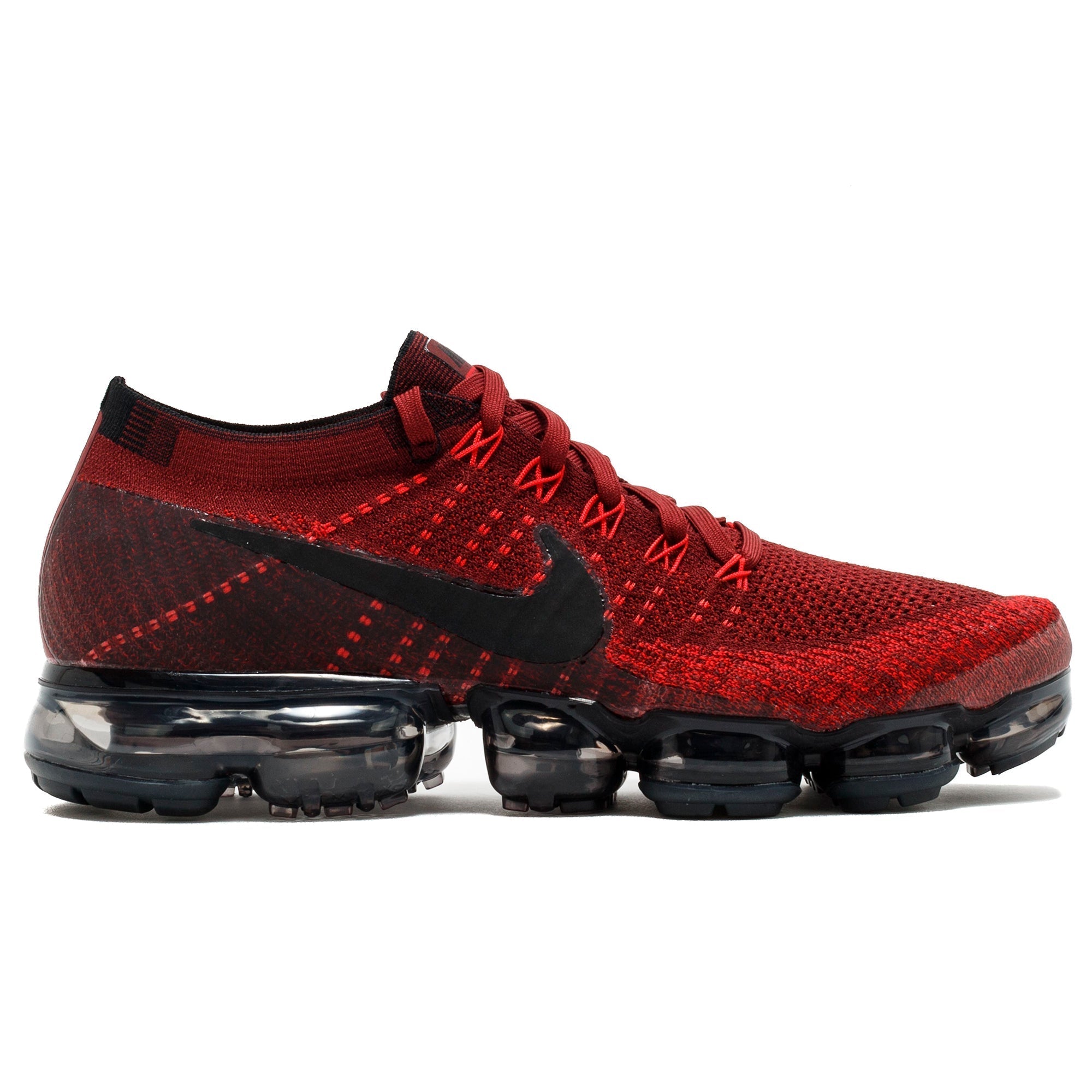 VaporMax Dark Team Red