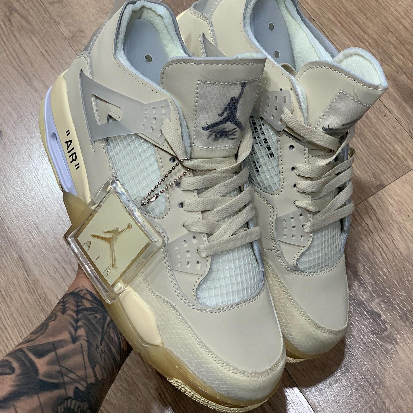 Air Jordan 4 Off White Retro SP Sail