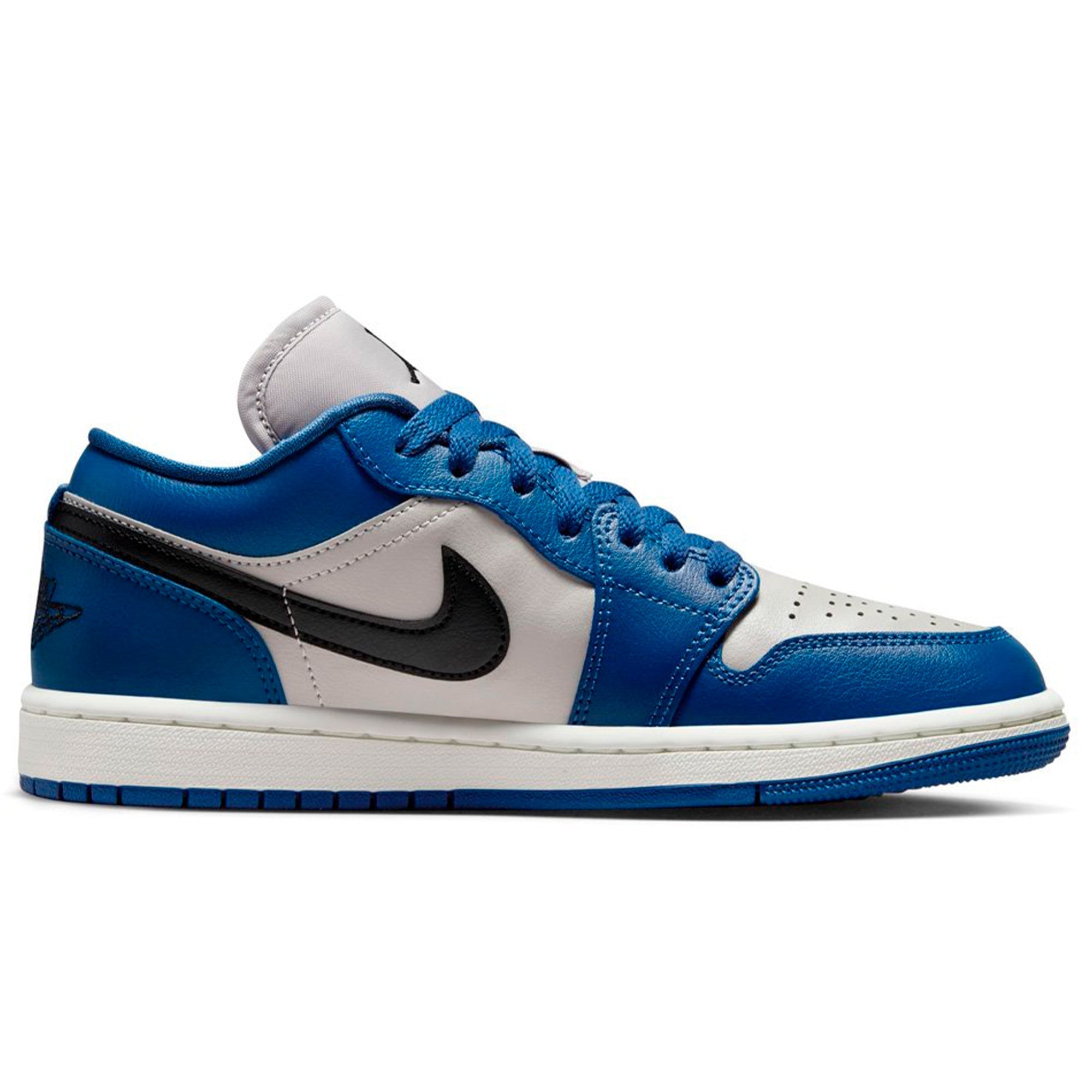 Air Jordan 1 Low Gray Navy Blue Black