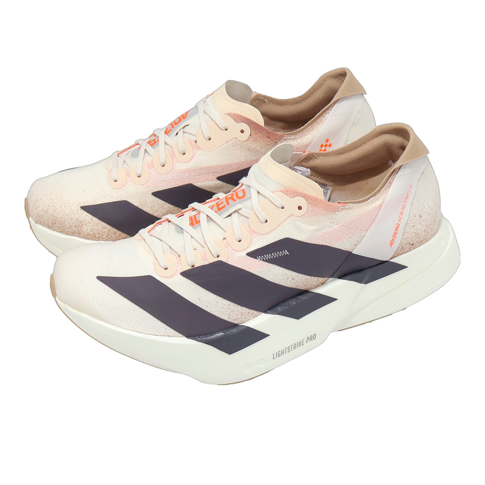 Adizero Adios Pro 4 Chalk White Grey Strata