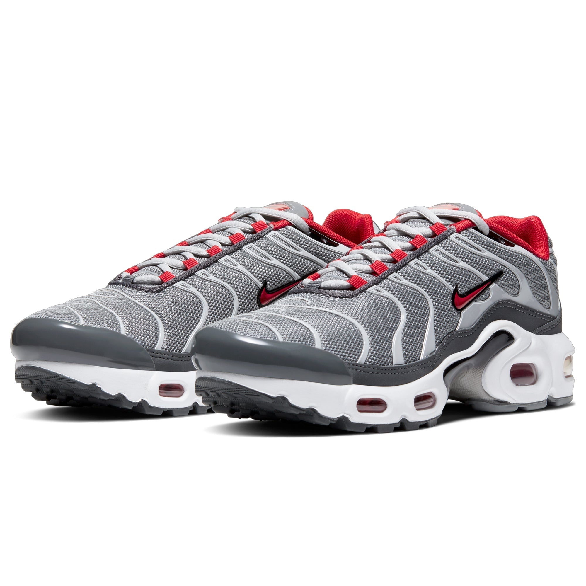Air Max Plus TN Particle Grey University Red