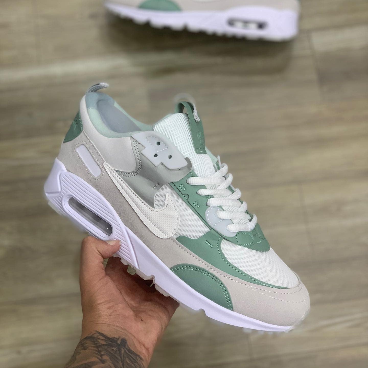 Air Max 90 Futura White Olive Aura
