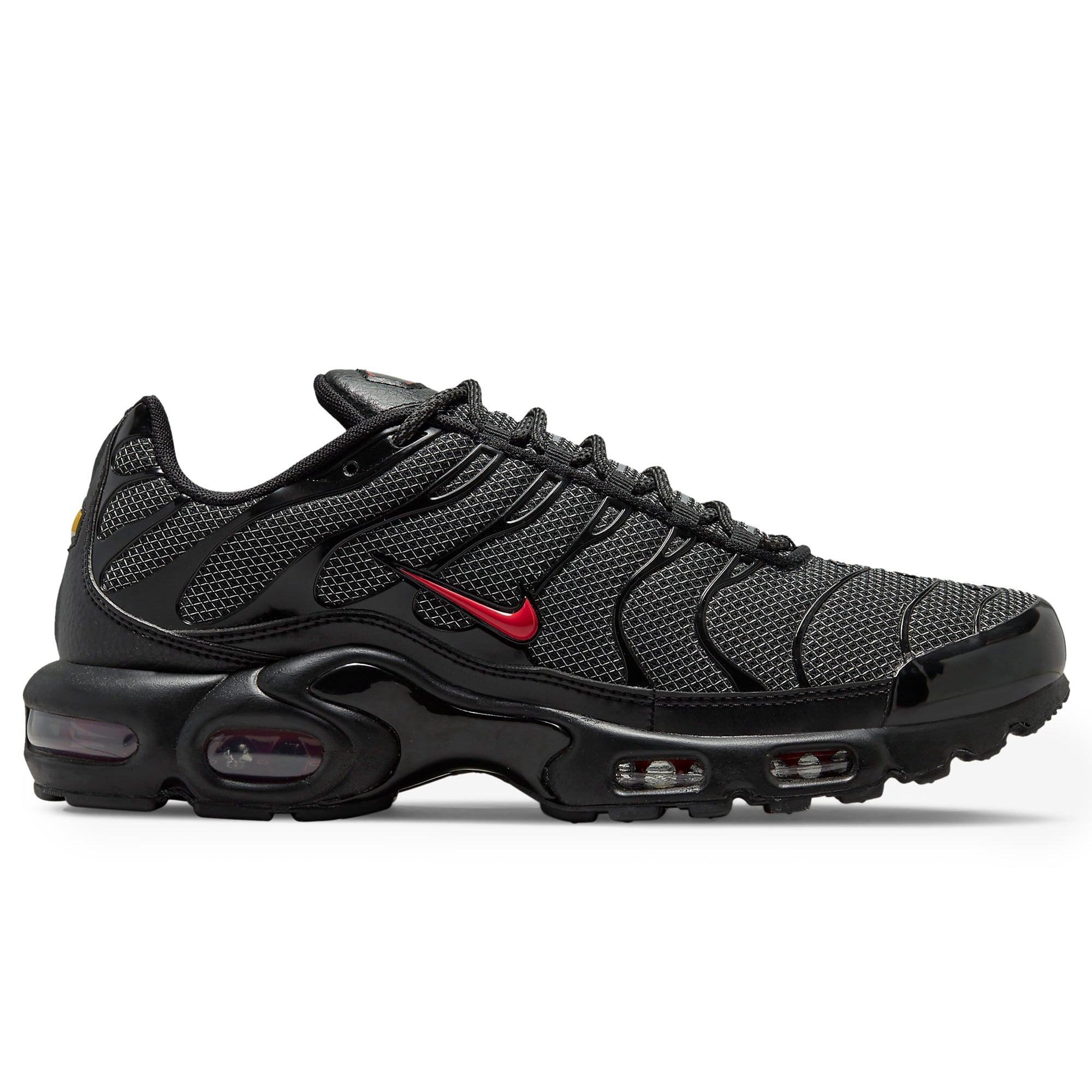 Air Max Plus TN Black University Red Reflective Silver
