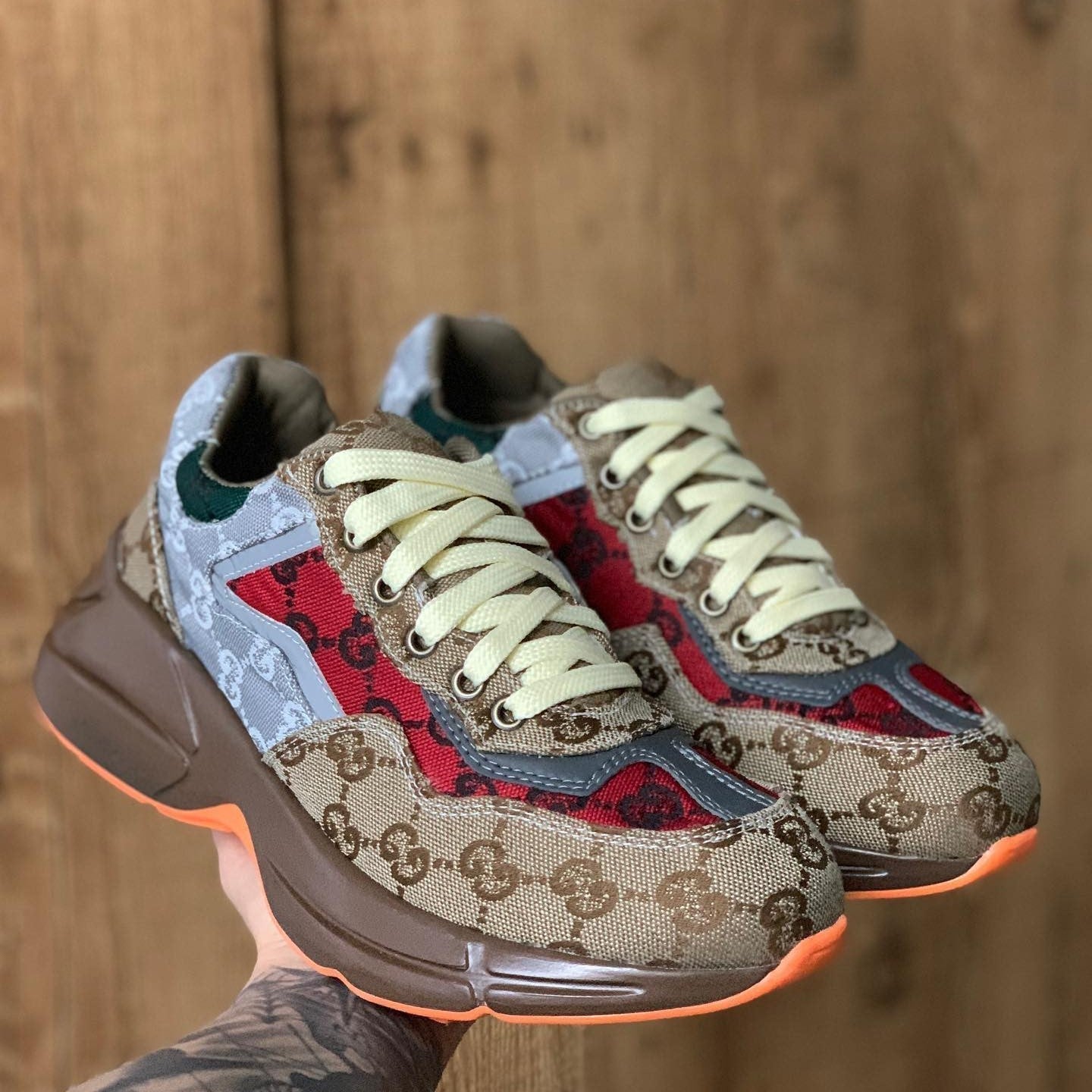 Gucci GG Rhyton Brick Red