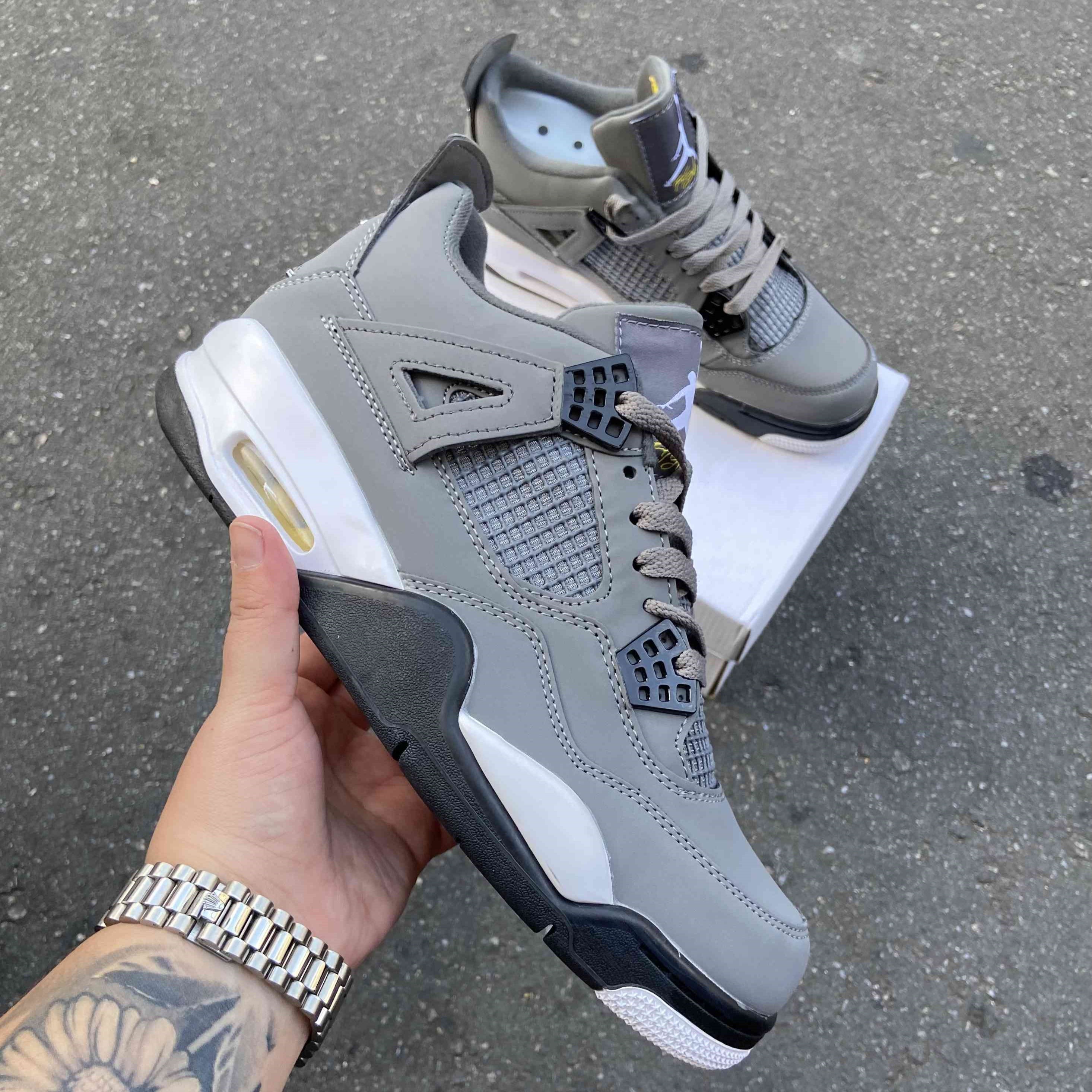 Air Jordan 4 Retro GS Cool Grey