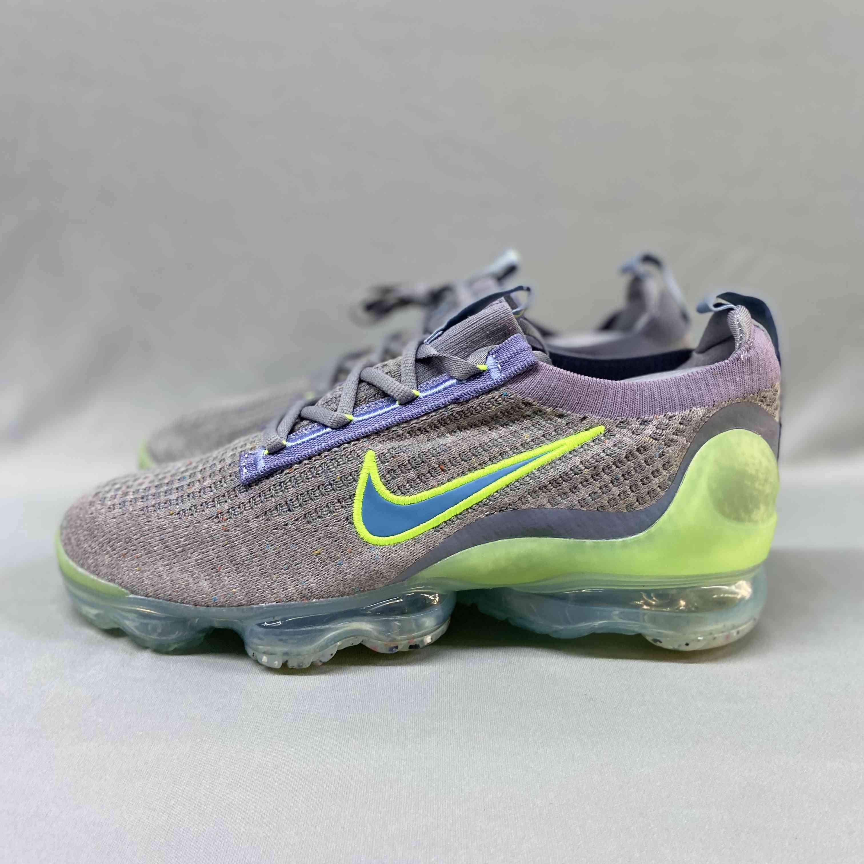 VaporMax 2021 Flyknit Grey Light Liquid Lime