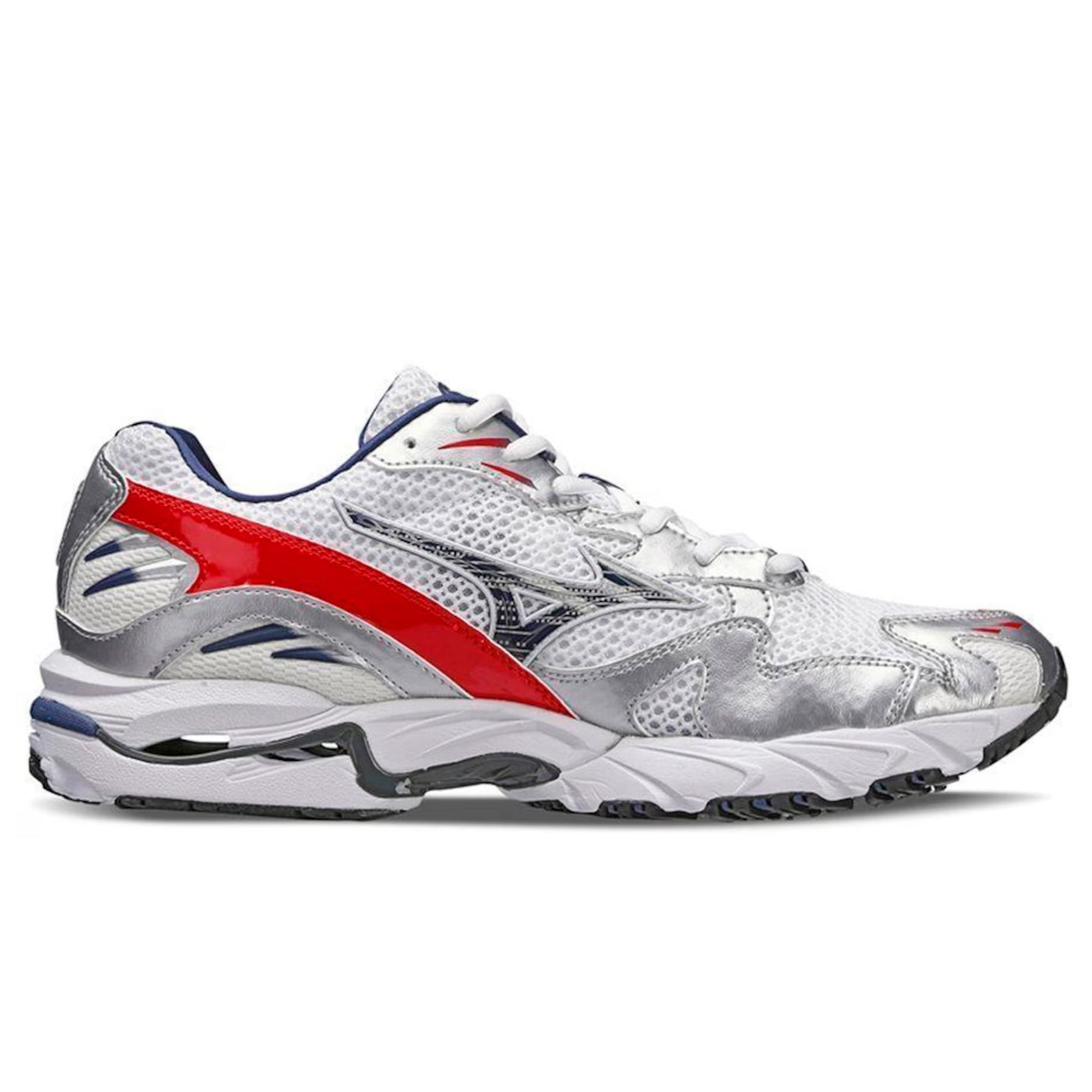 Wave Rider 10 White Silver Red