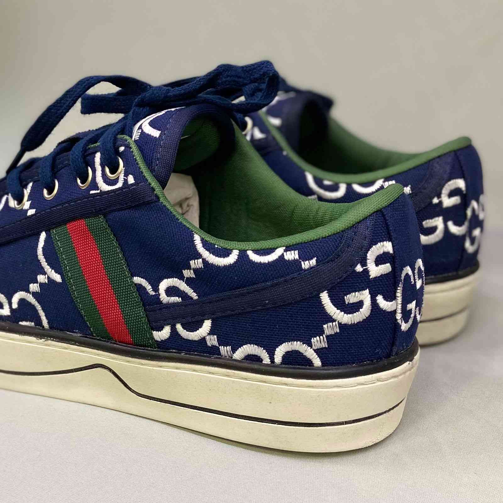 Gucci Tennis 1977 Low-Top Sneakers In Blue White
