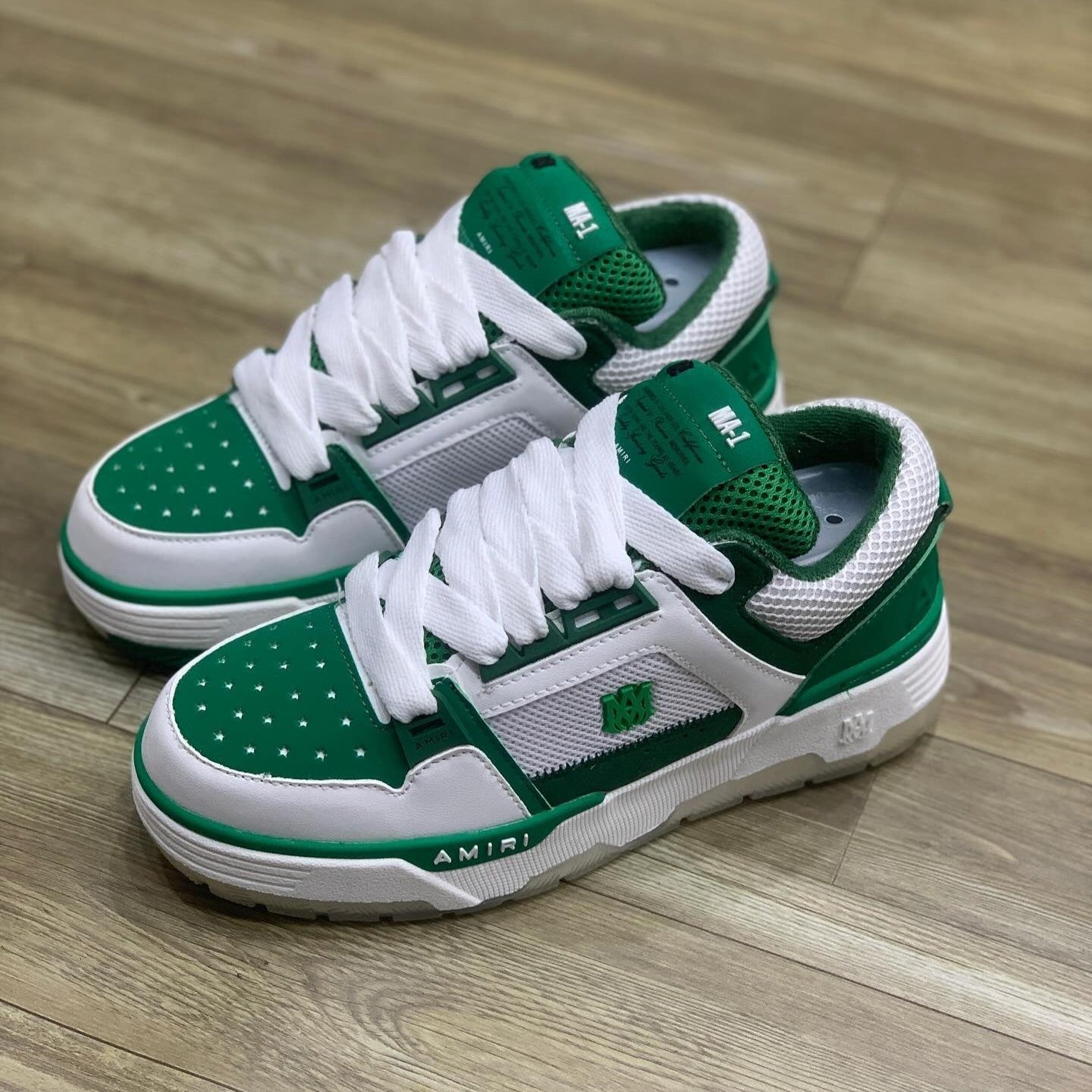 AMIRI MA-1 White Green