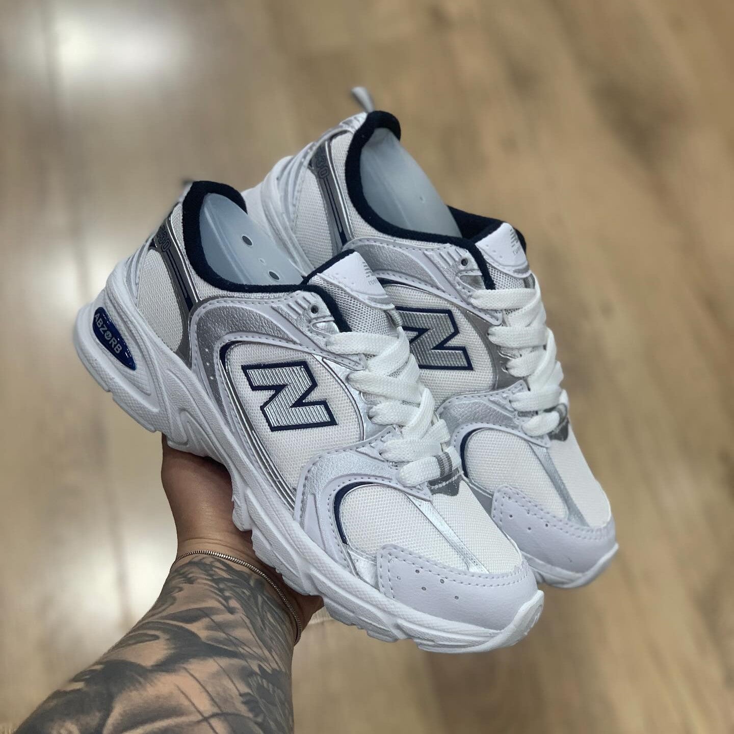 New Balance 530 White Natural Indigo