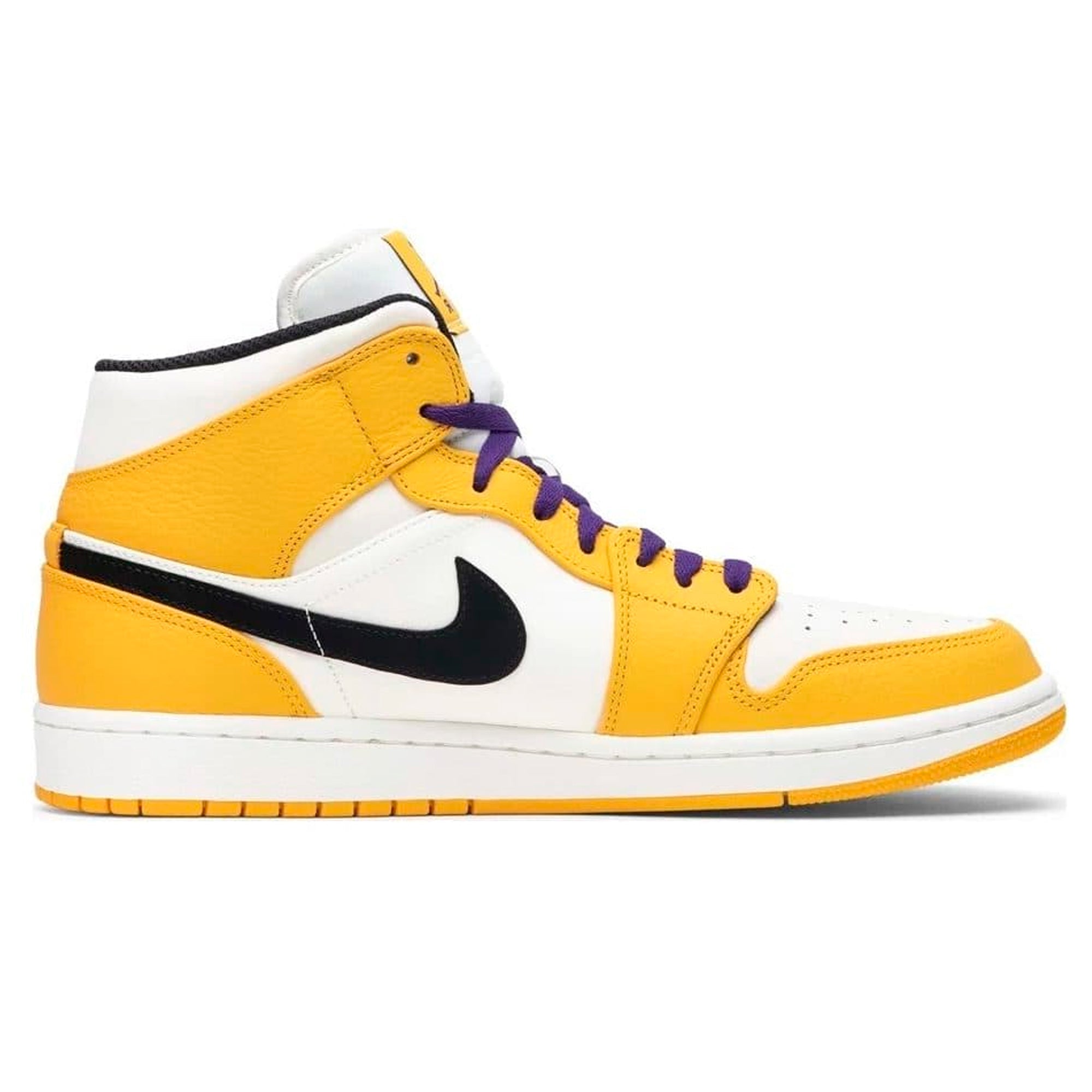 Air Jordan 1 Mid Lakers Gold