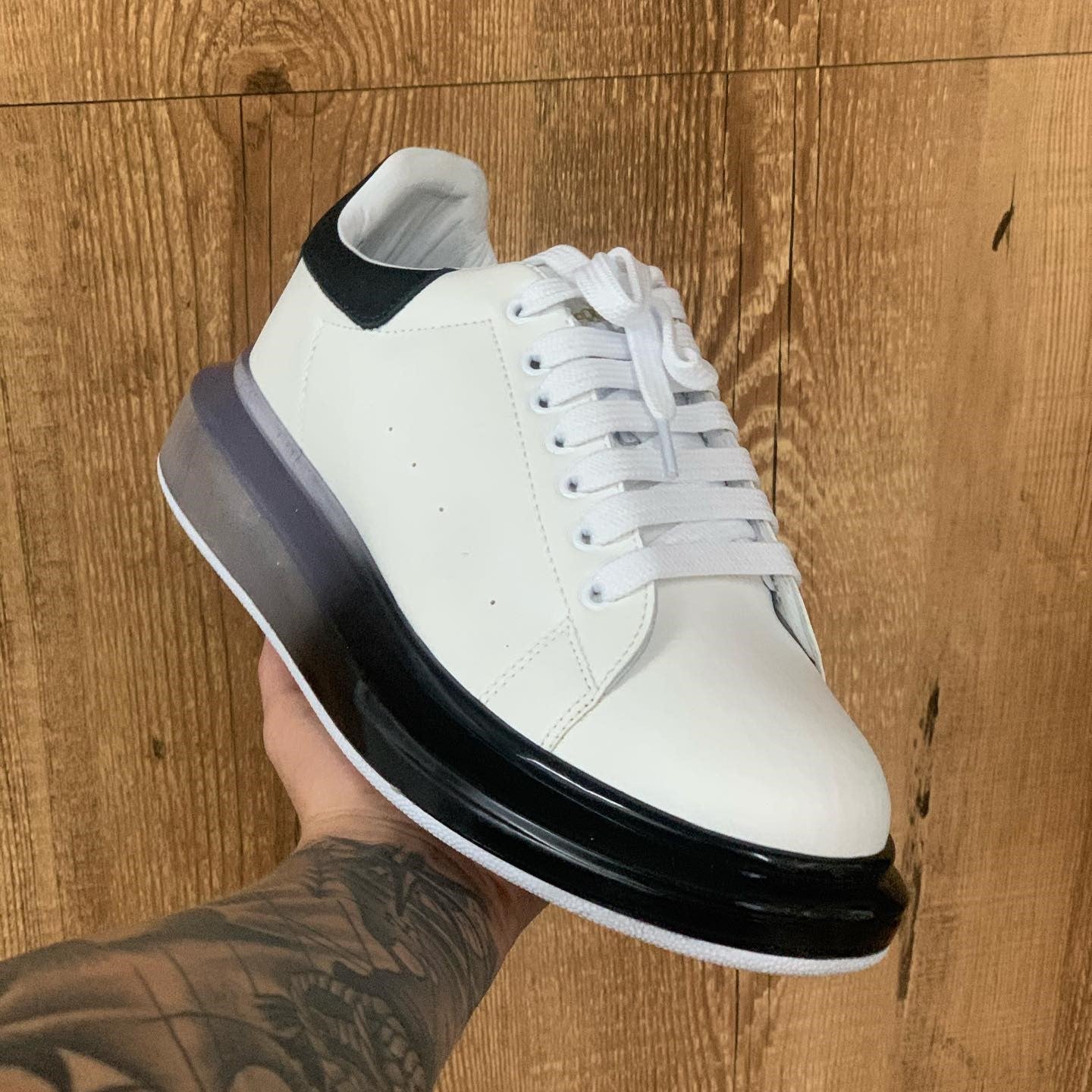 McQueen Oversized Black Sole Black