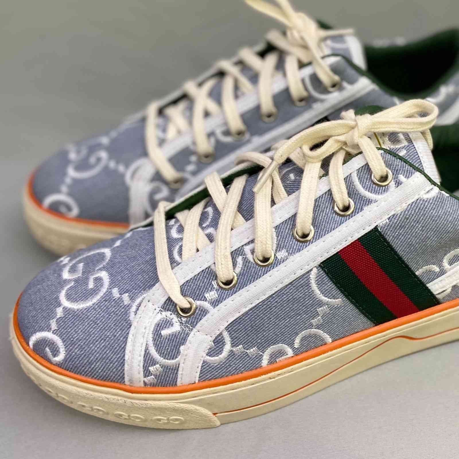Gucci Tennis 1977 Low-Top Sneakers In Blue